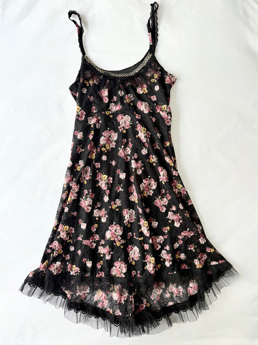 00’s Axes milkmaid mini dress | Size 10