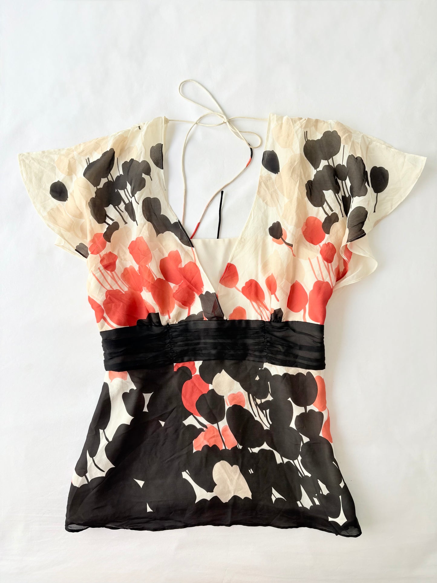 00’s Monsoon silk top | Size 10