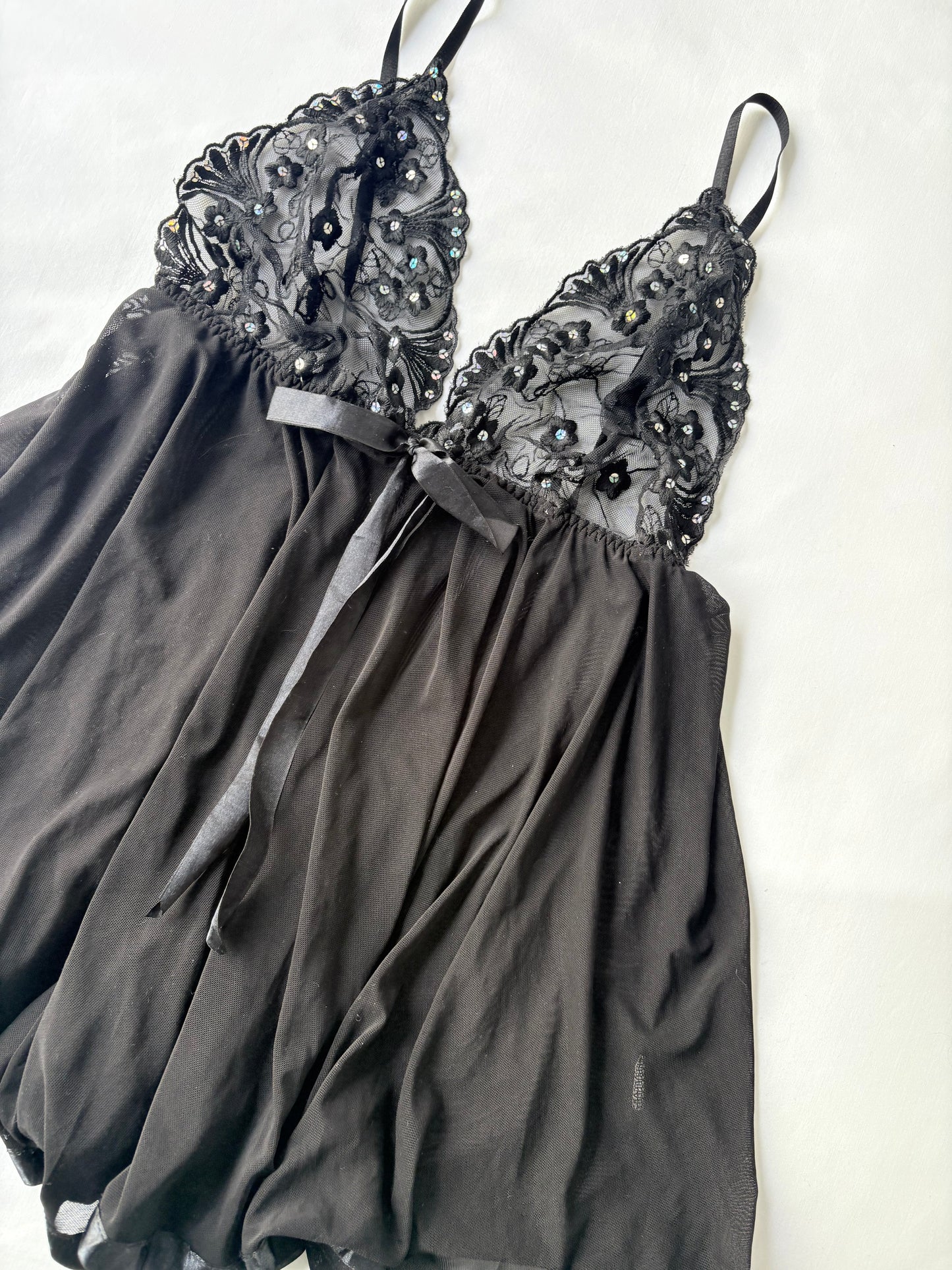 00’s Sequin lace cami | Size 14-16