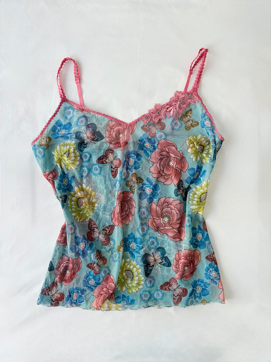 00’s Butterfly Japanese cami | Size 16