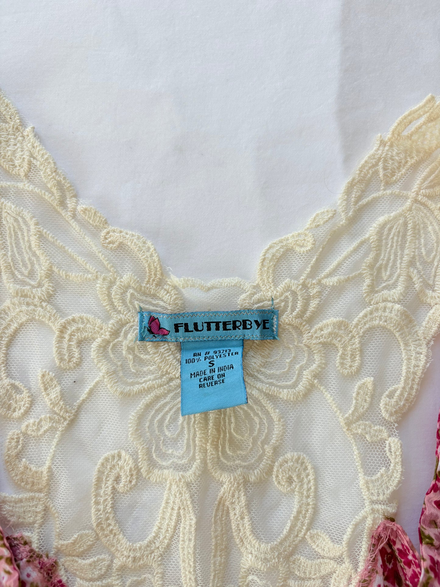 00’s Flutterbye babydoll top | Size small