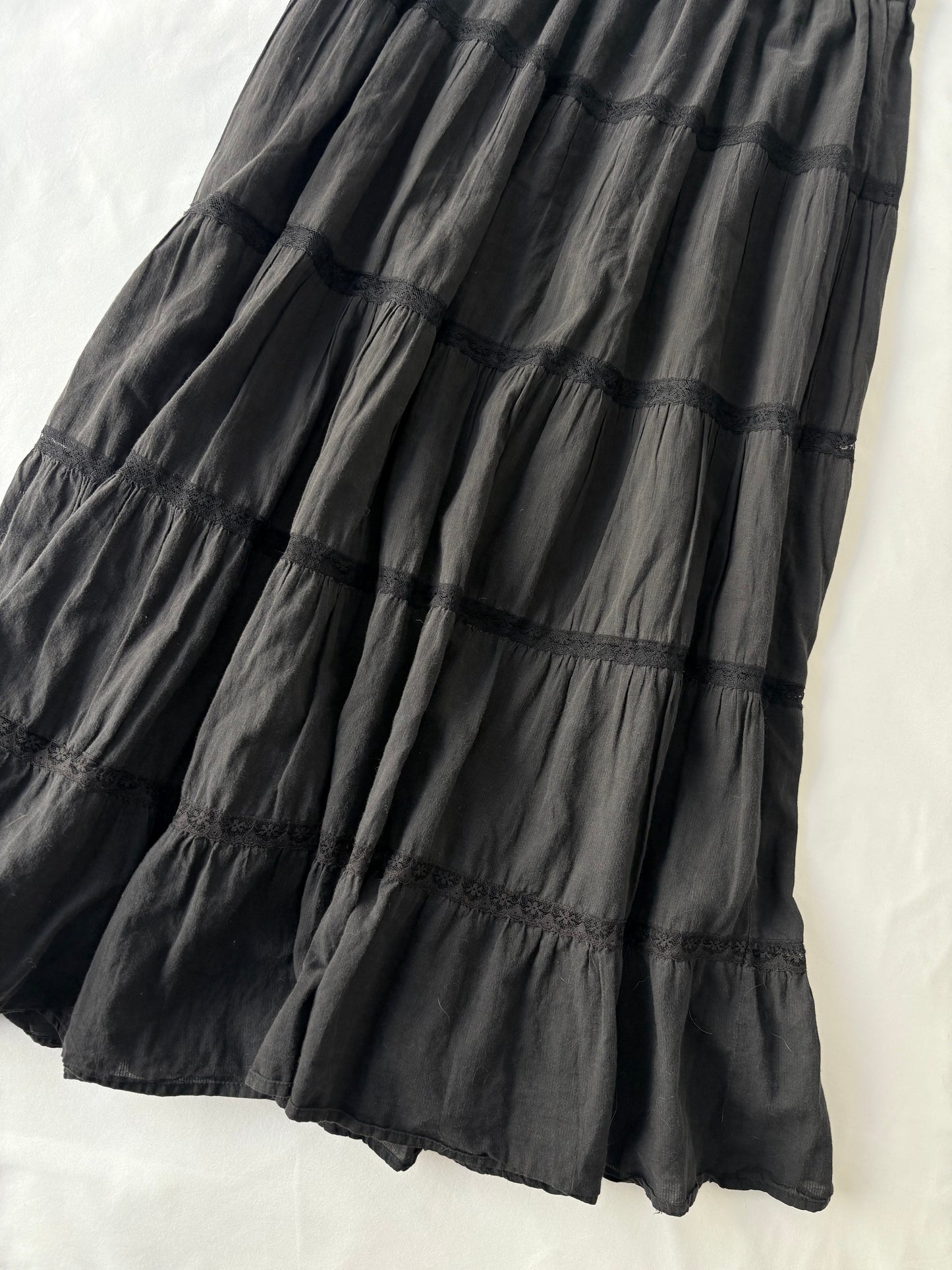 00’s Maya tiered midi skirt | Size 10-12