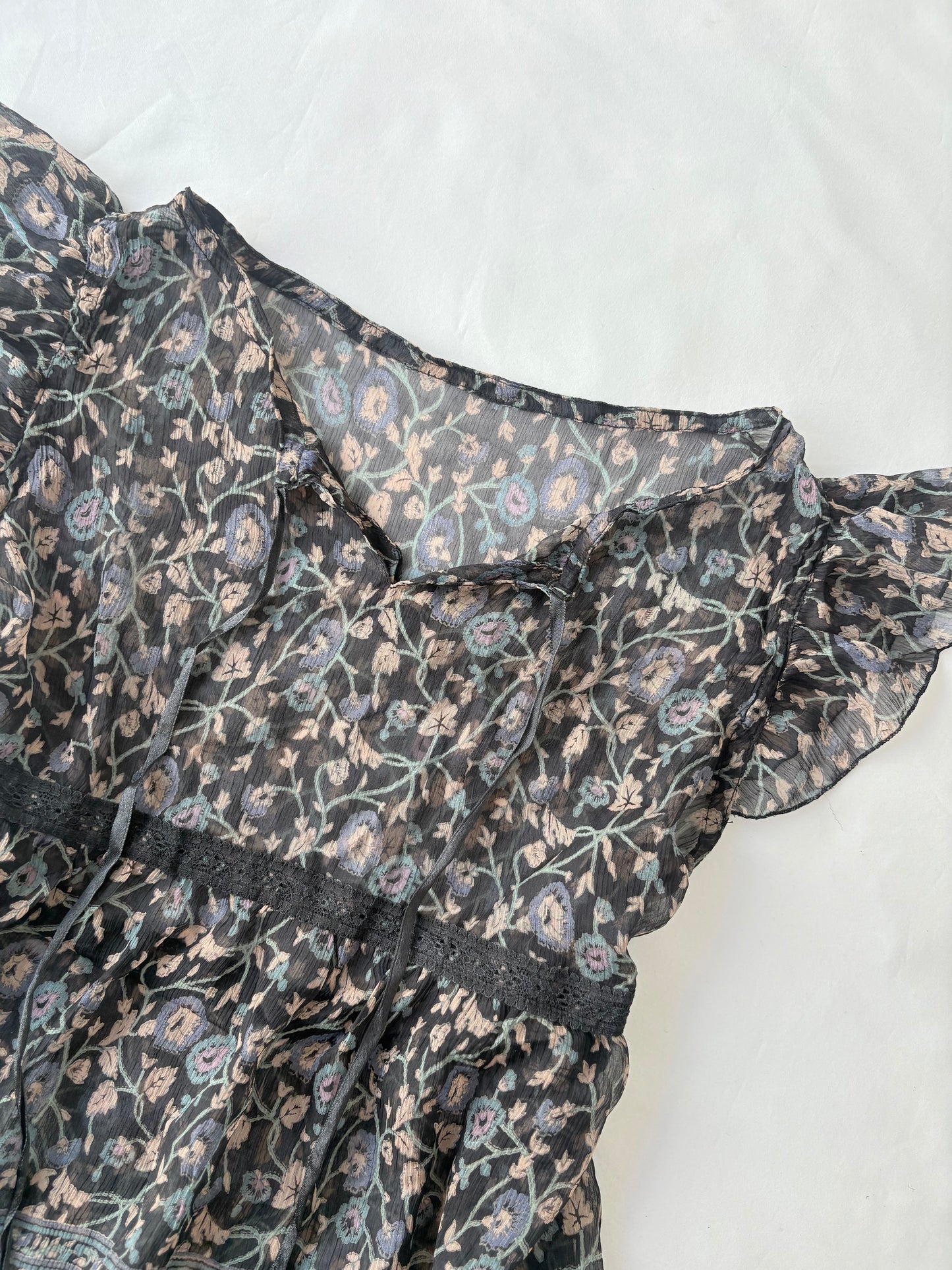 00’s Boho Japanese top | Size medium