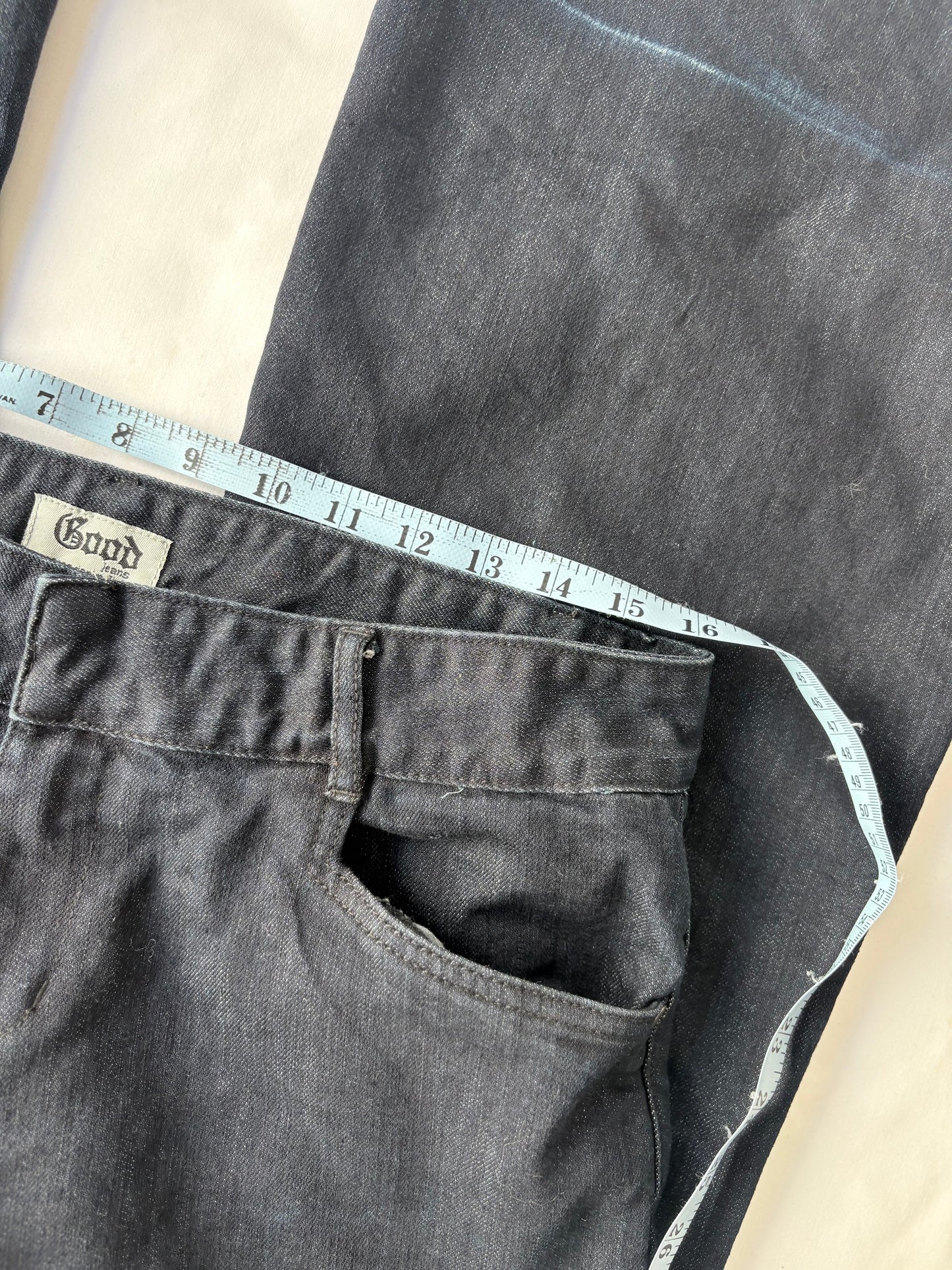 00’s Dark denim Glassons flared jeans | Size 12