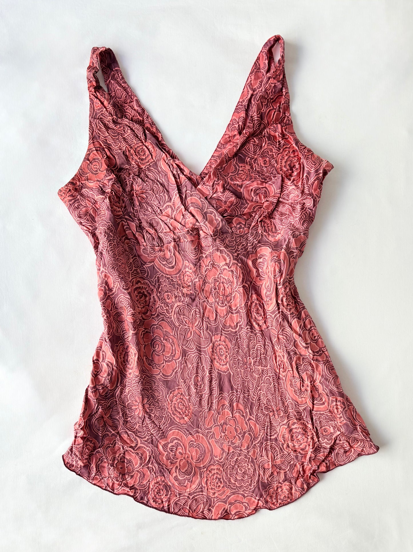 00’s Old Navy silk top | Size 8