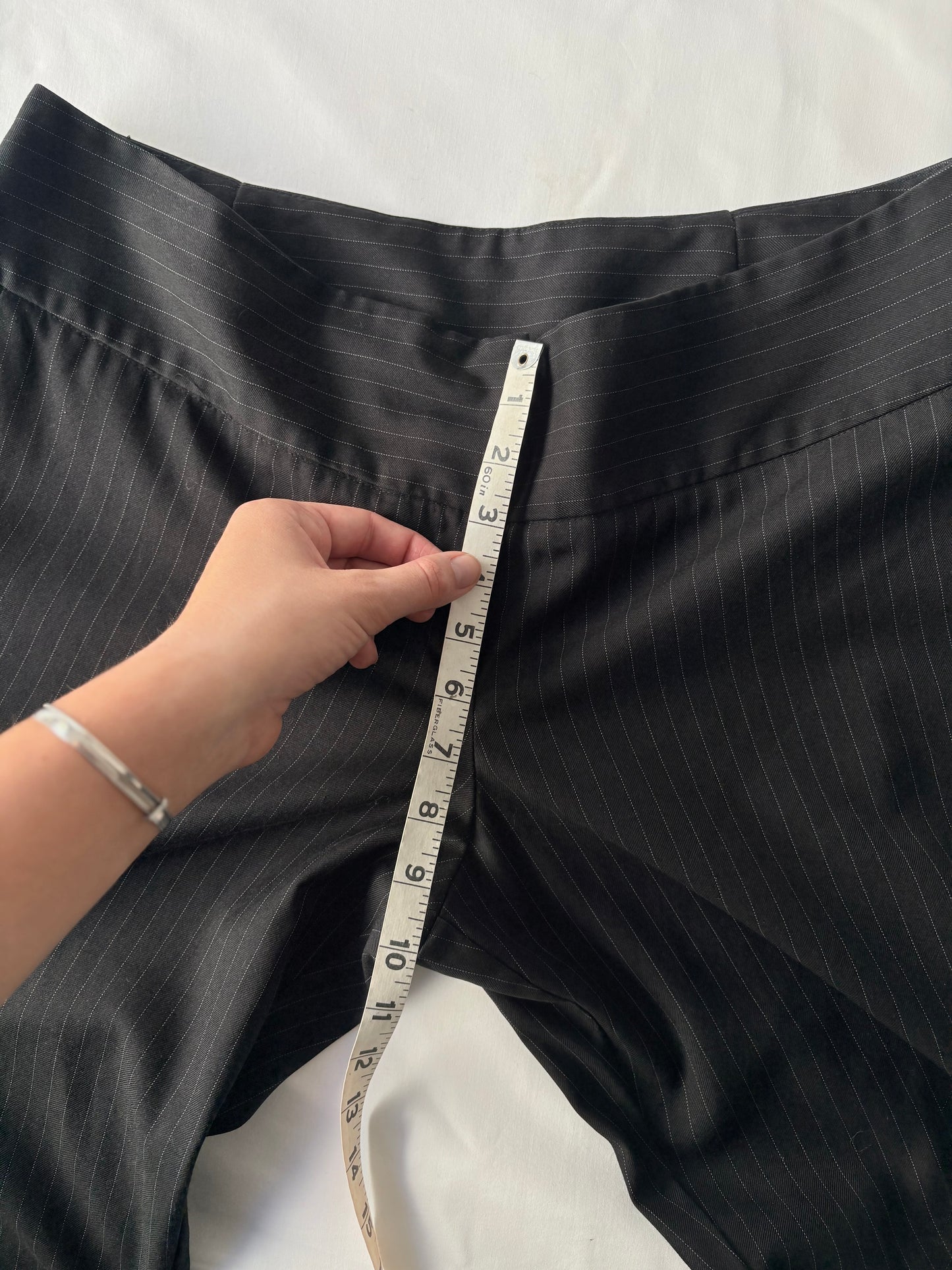 00’s Glassons low rise pinstripe pants | Size 14