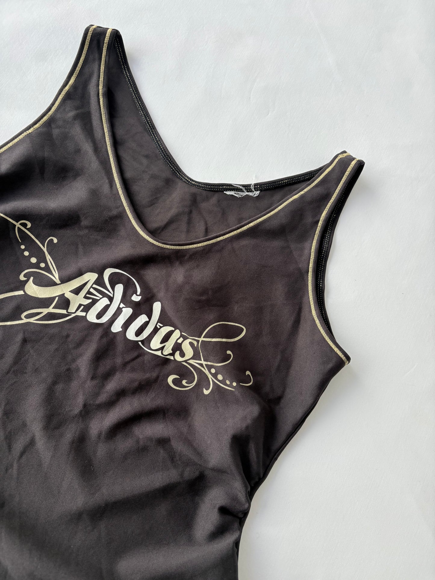 00’s Adidas ruched tank | Size 10