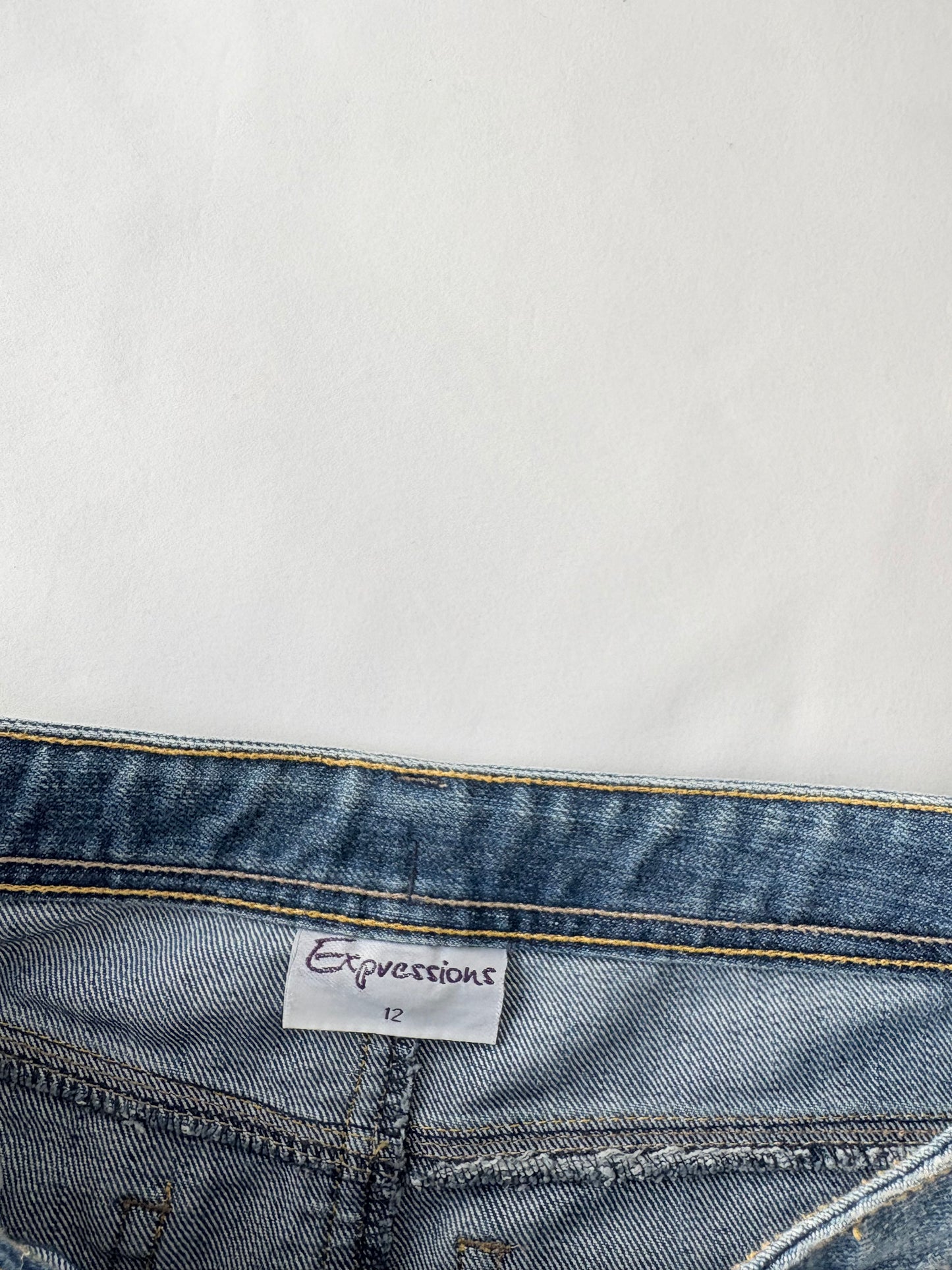 00’s Expressions denim skirt | Size 8