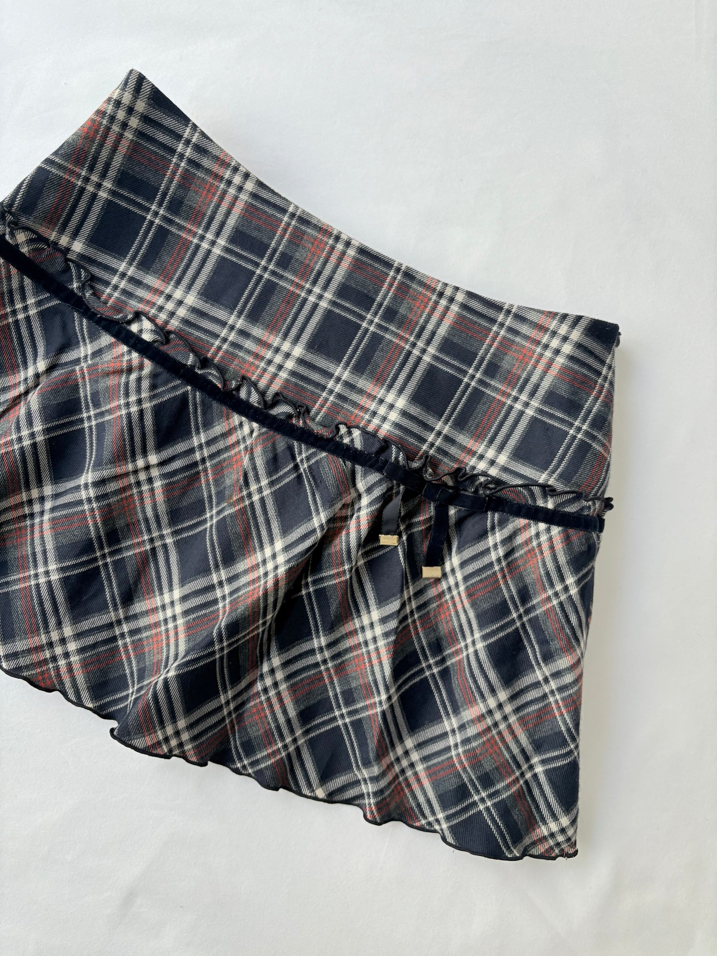 00’s Red House plaid mini skirt | Size 8