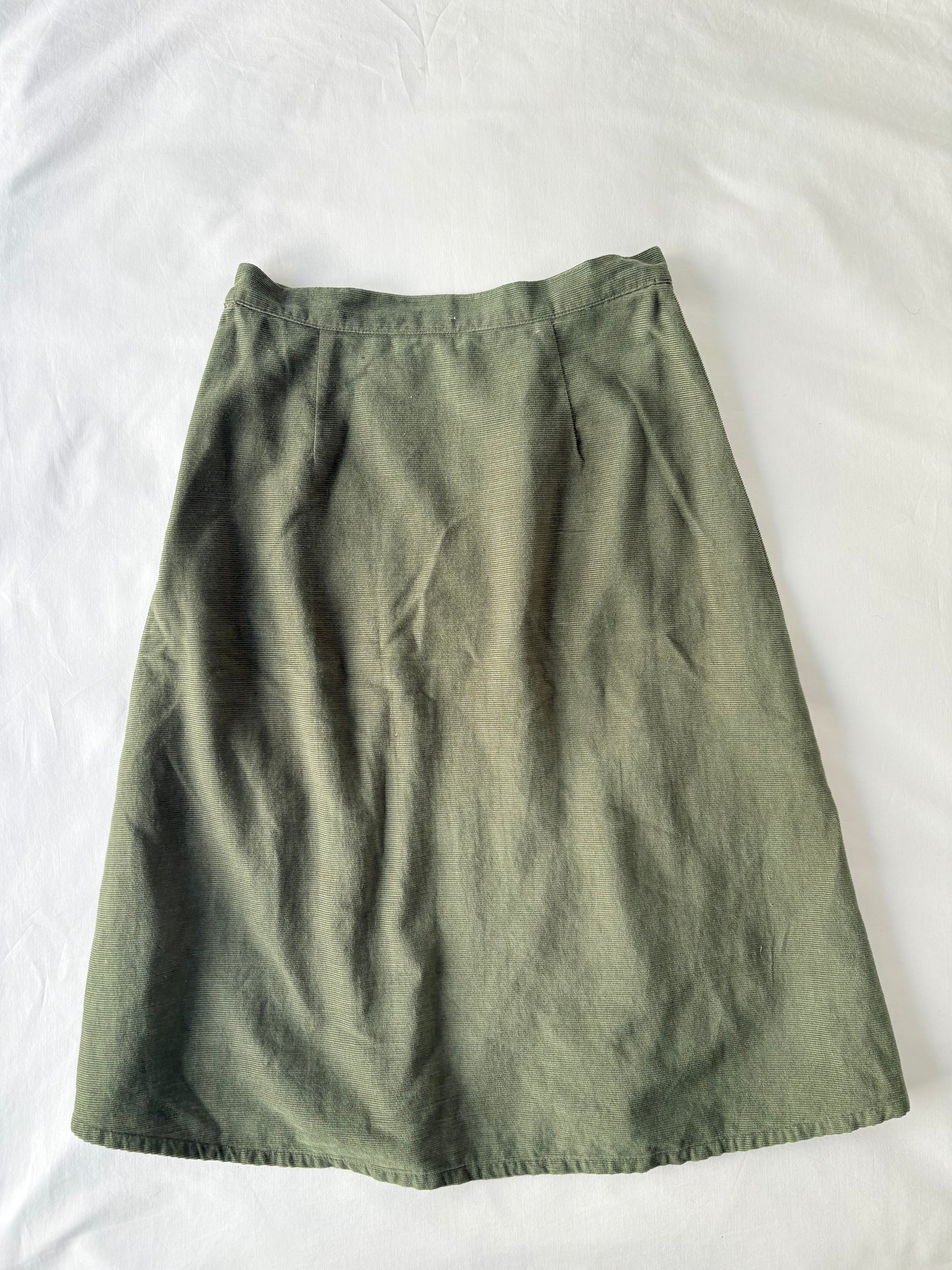 00’s Beaded green midi skirt | Size 6