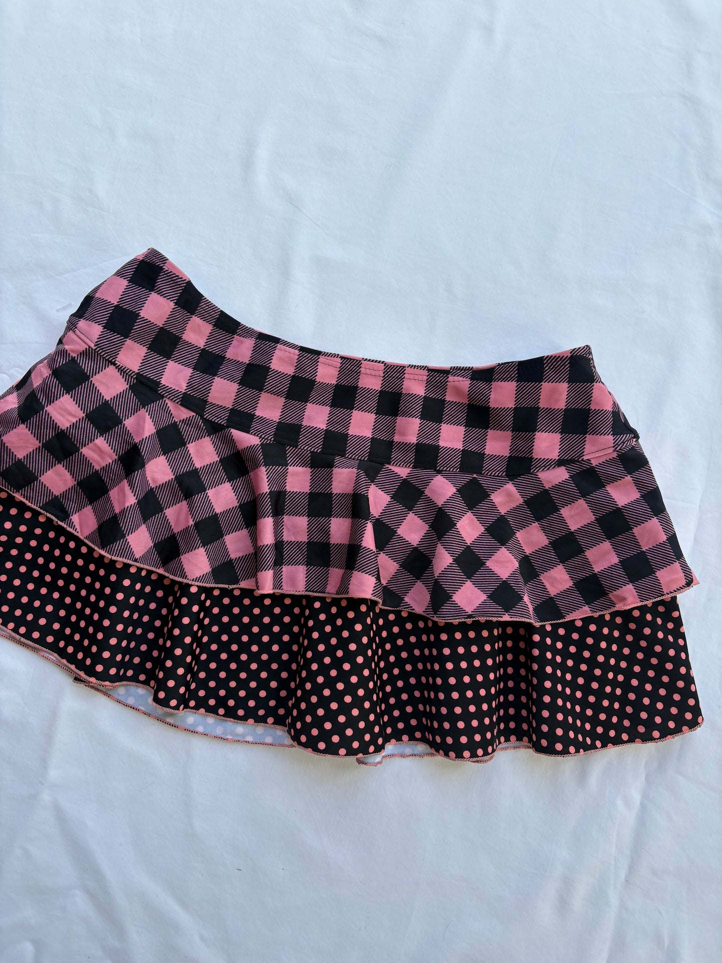 00’s Checkered micro mini skirt | Size 6-8