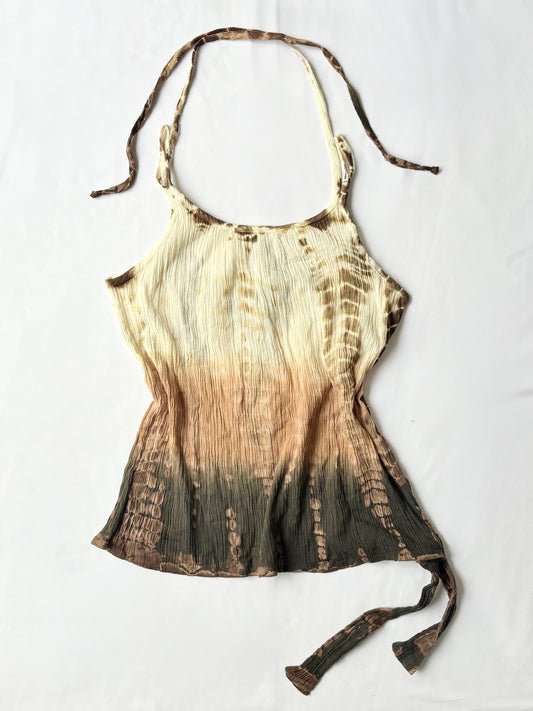 00’s Halter tie-dye top | Size 10