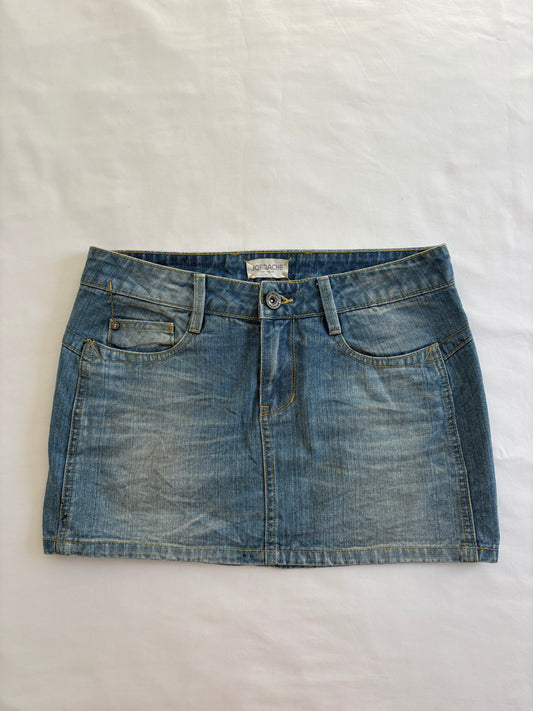 00’s Denim mini skirt | Size 10-12