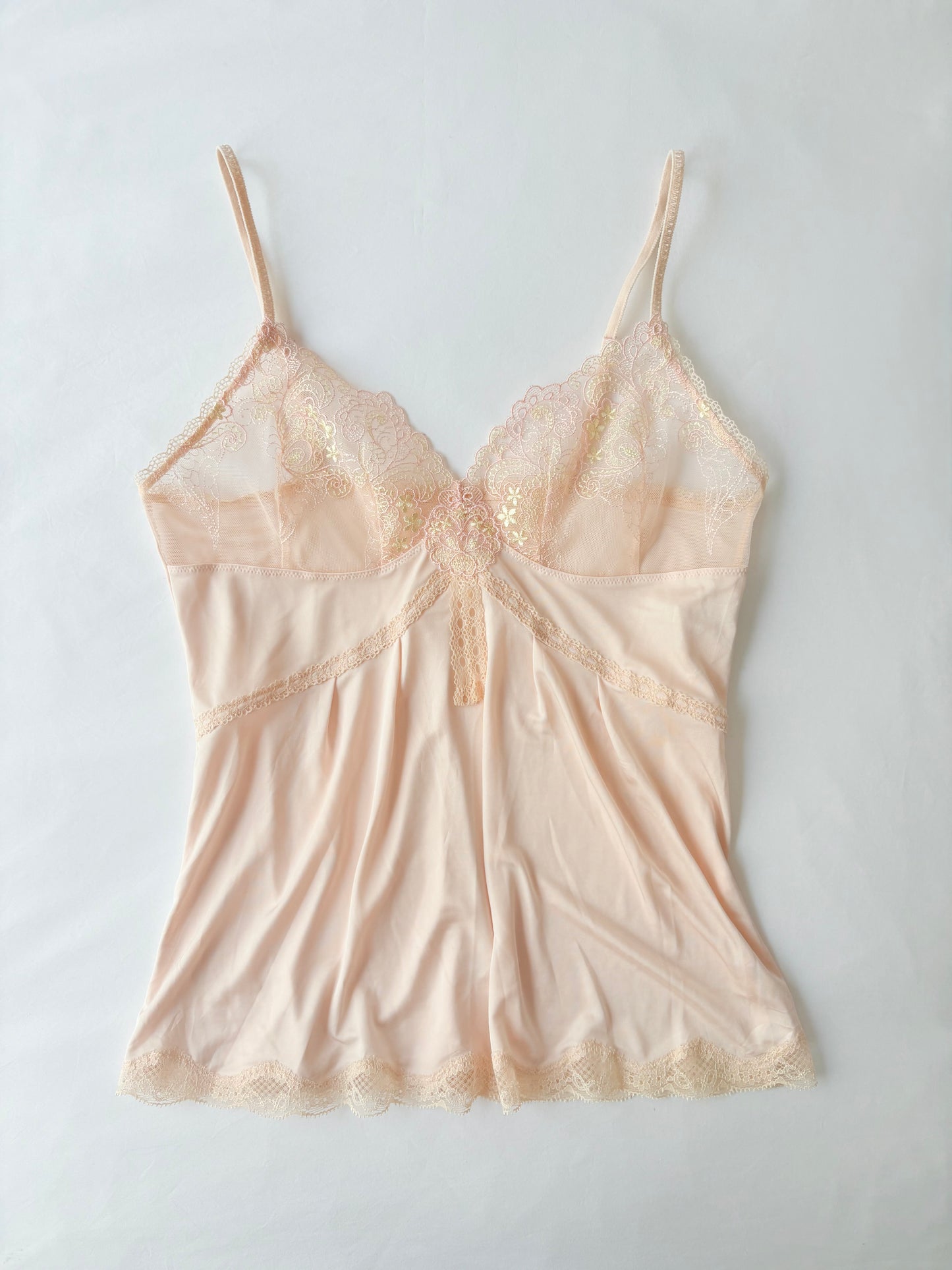 00’s Blush embroidered cami | Size 10