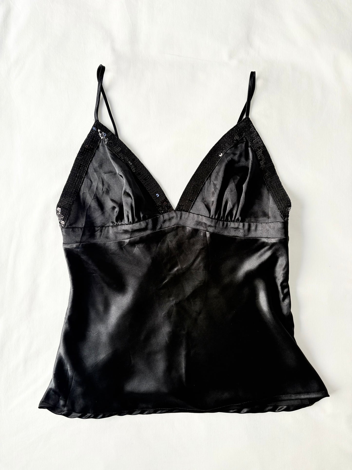00’s Sequin low back cami | Size 12