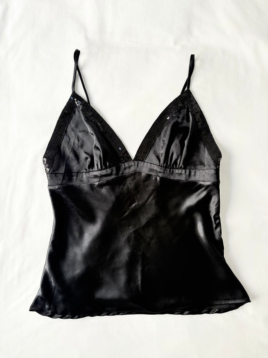00’s Sequin low back cami | Size 12