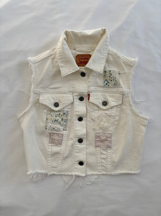 Levi’s patchwork vest | Size small