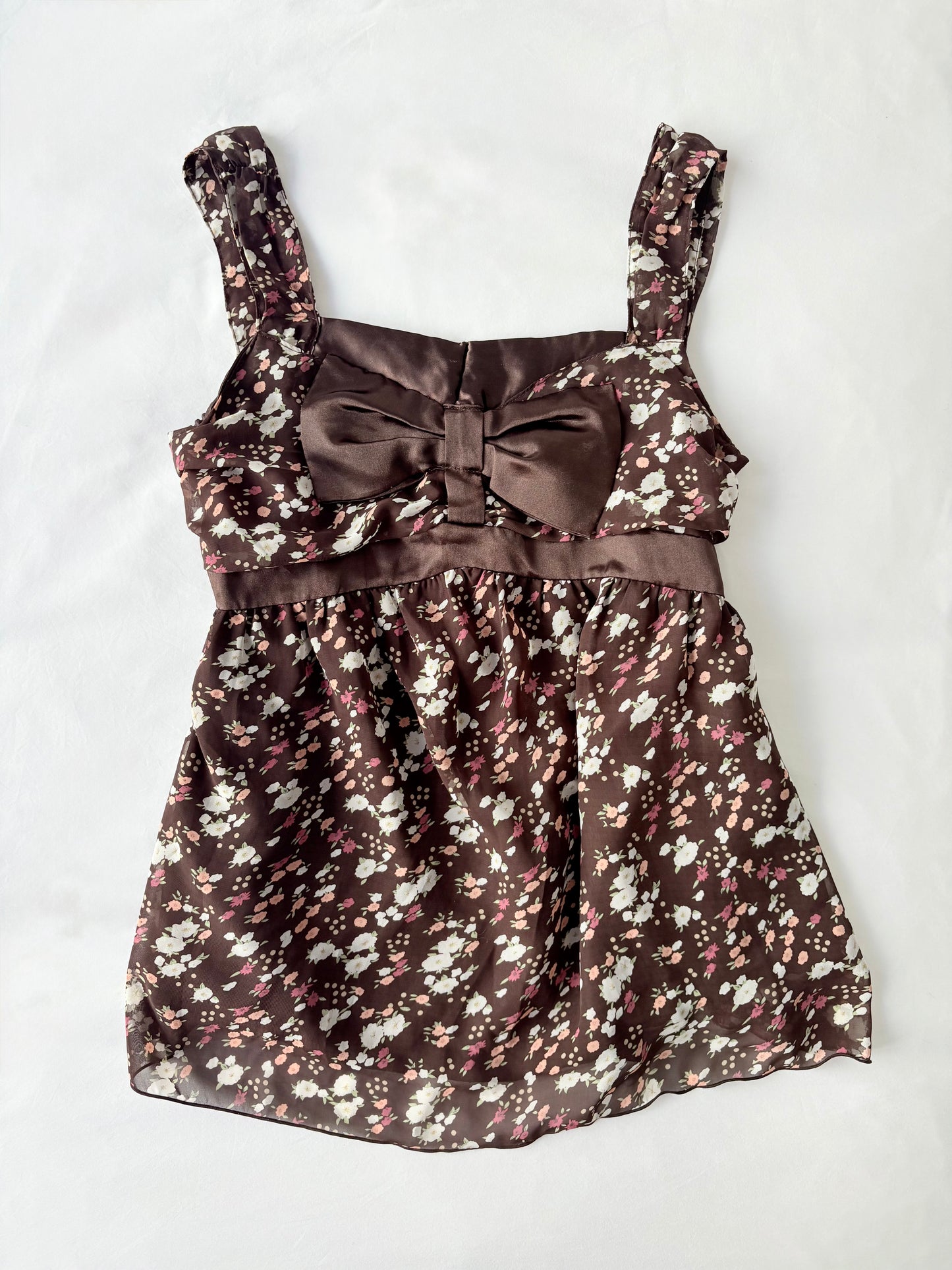 00’s Floral bow cami | Size 14