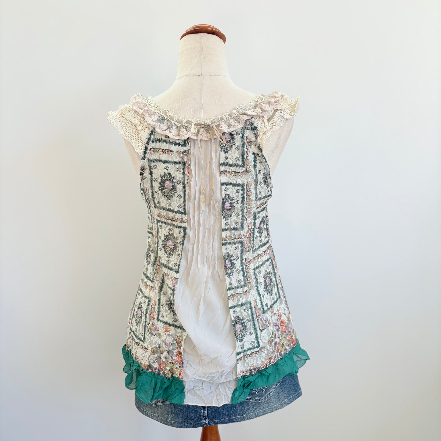 00’s Axes babydoll Japanese top | Size 10
