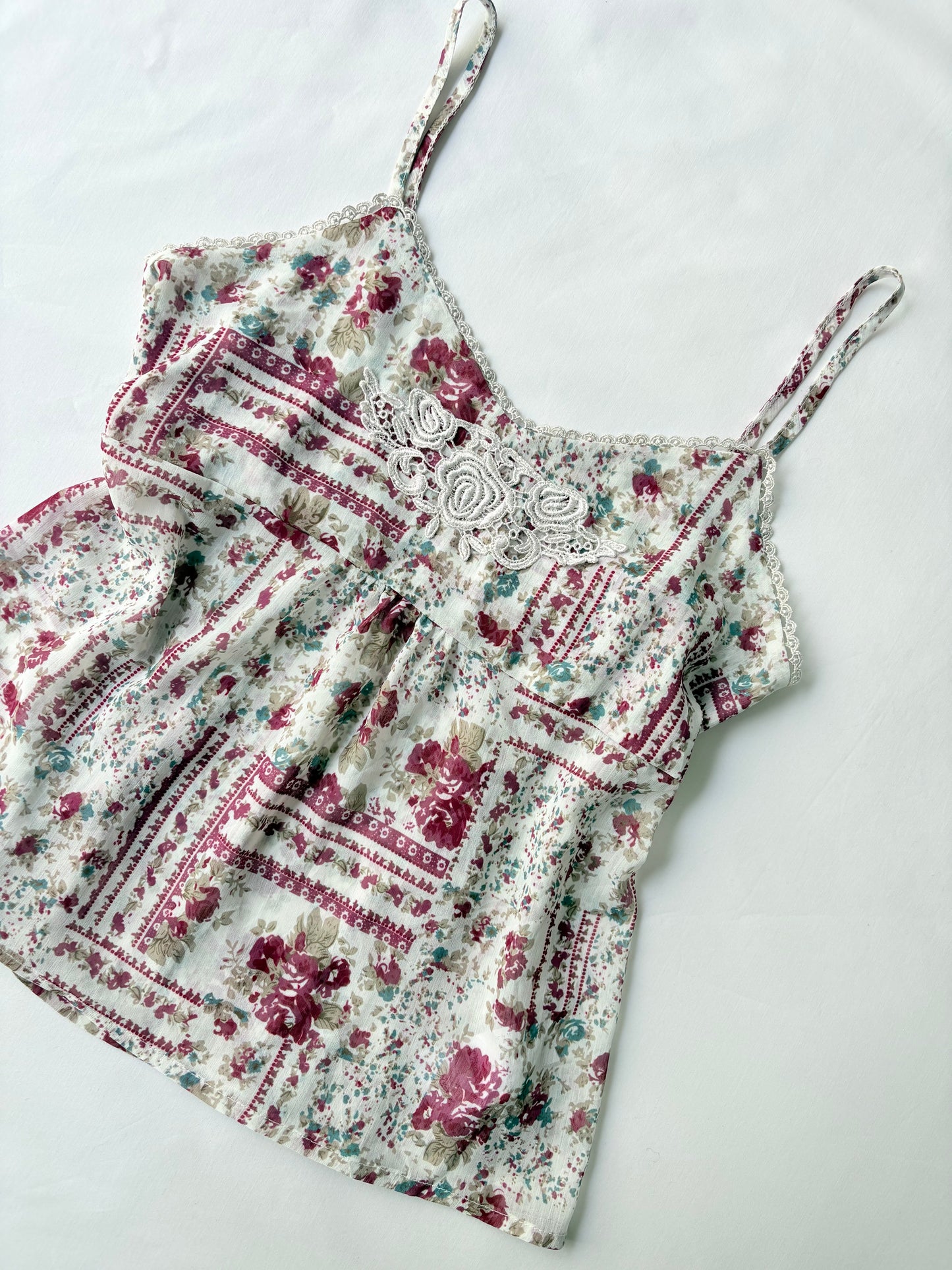 00’s Axes patterned cami | Size 10