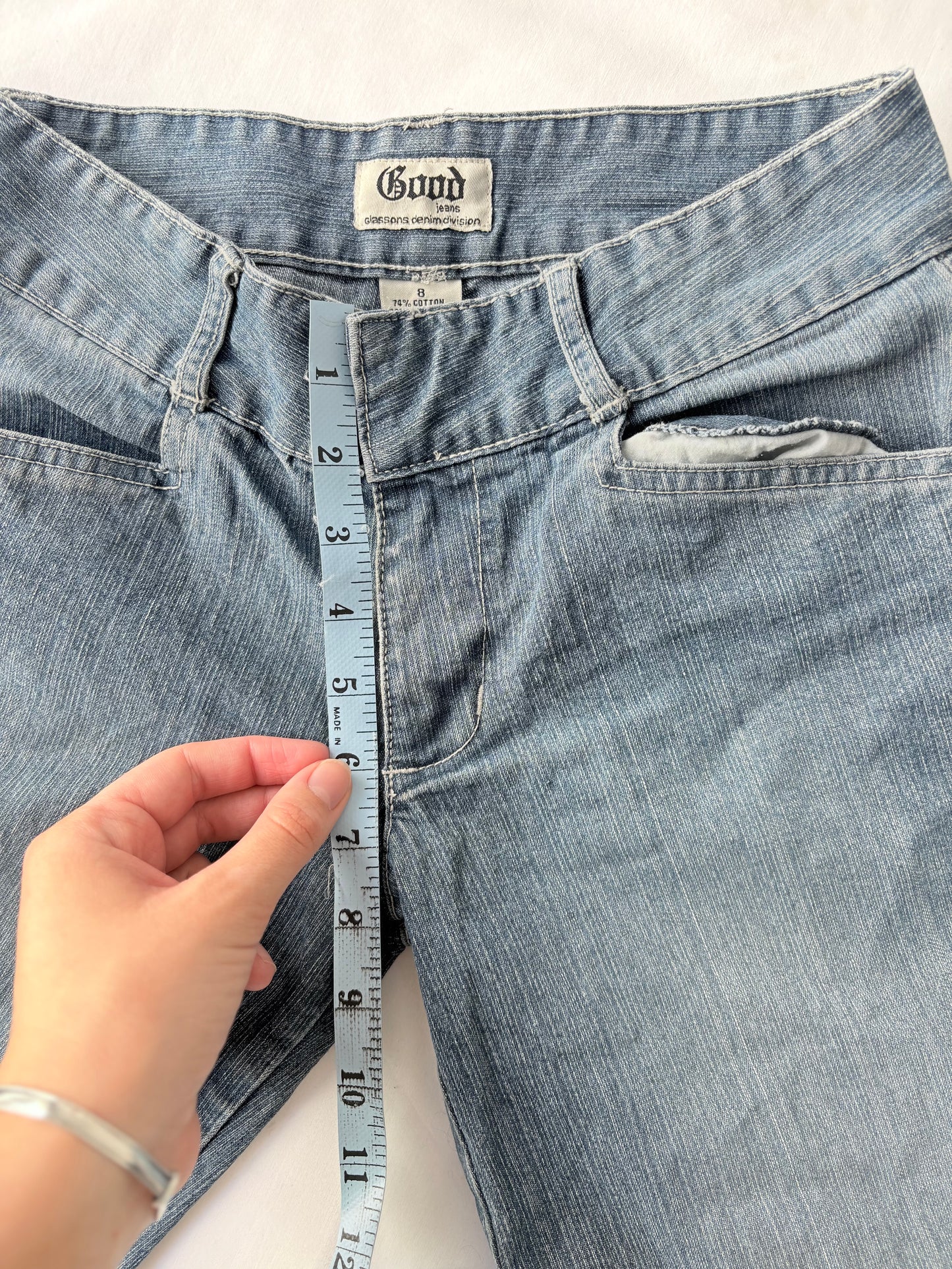 00’s Glassons low rise flared jeans | Size 8
