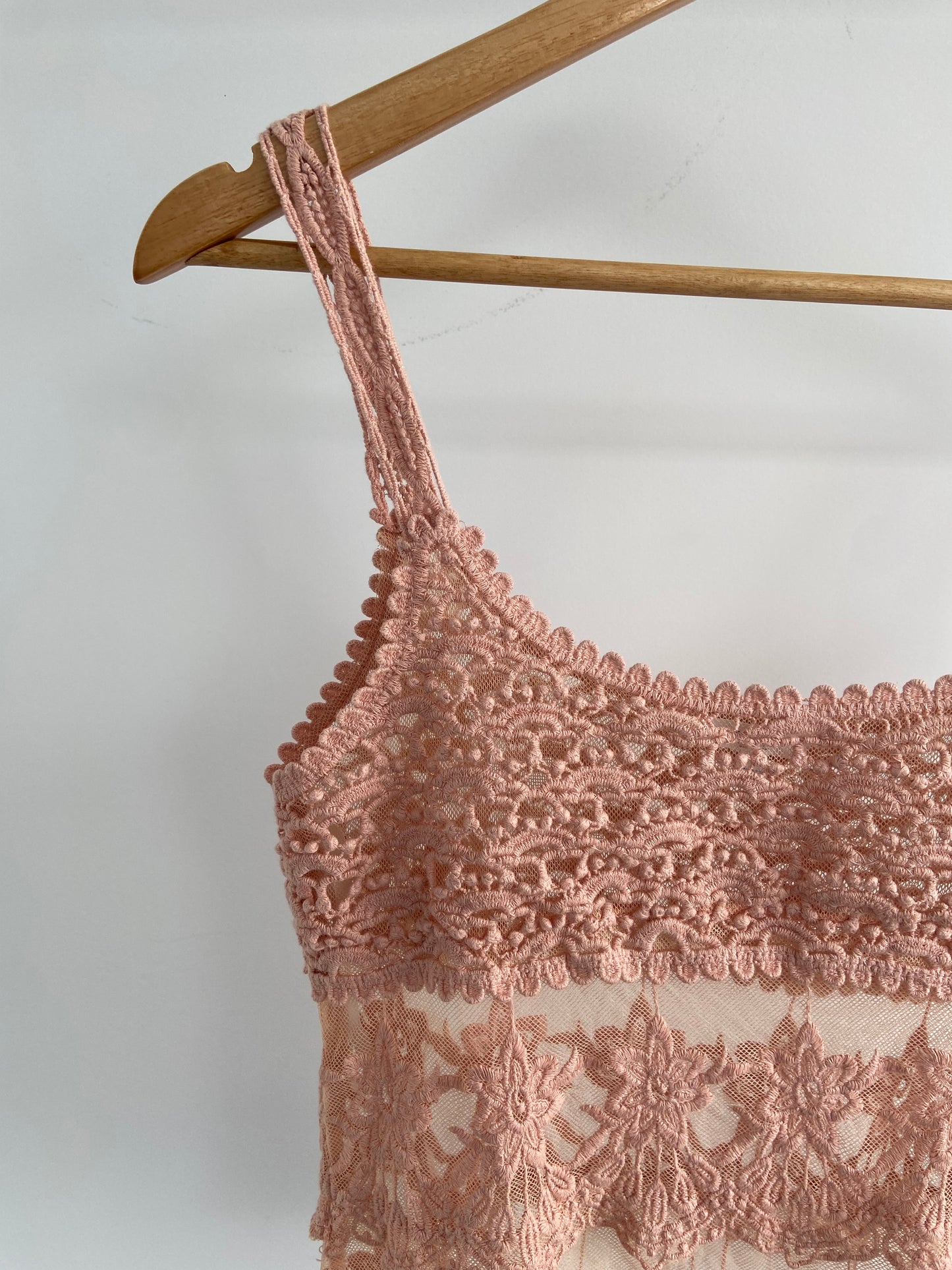 00’s Pink lace cami
