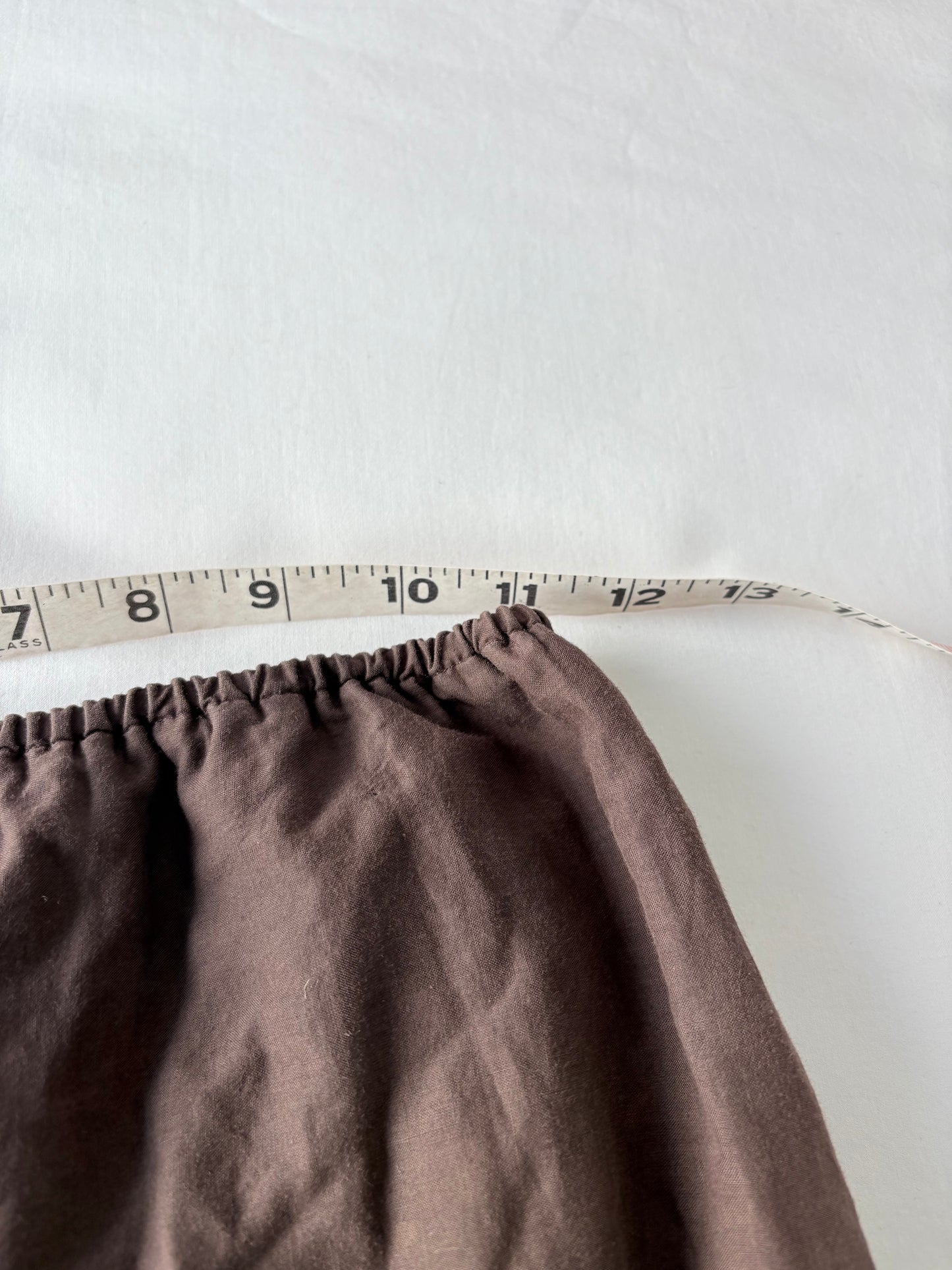 00’s Tiered chocolate midi skirt | Size 6