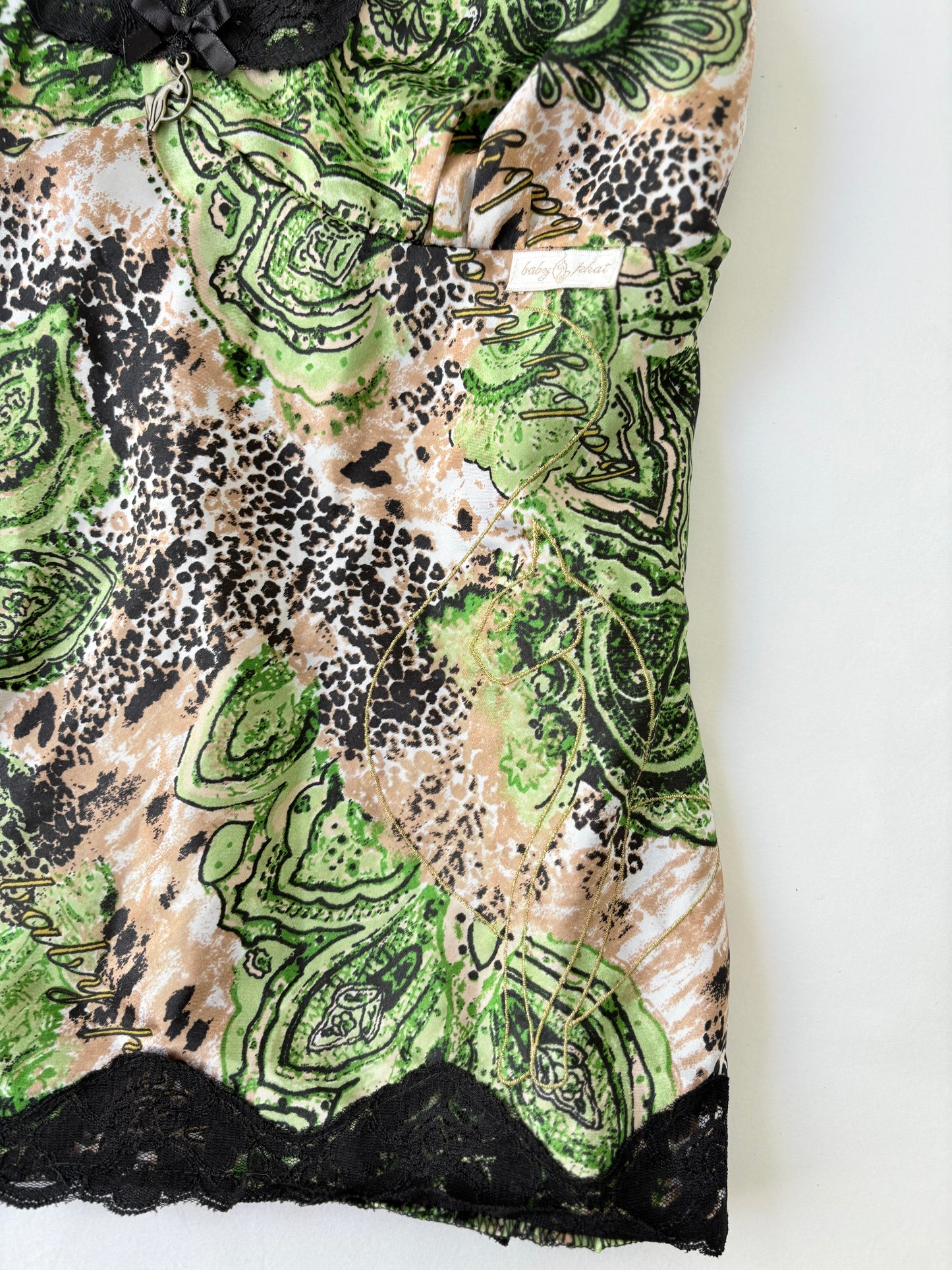 00’s Baby Phat lace trim cami | Size 12