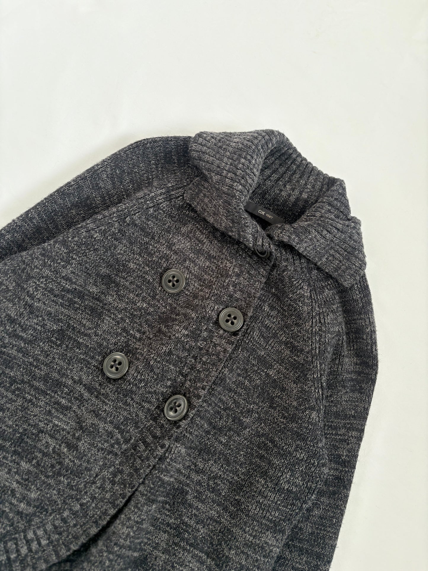 00’s Cue grey knit jumper | Size small