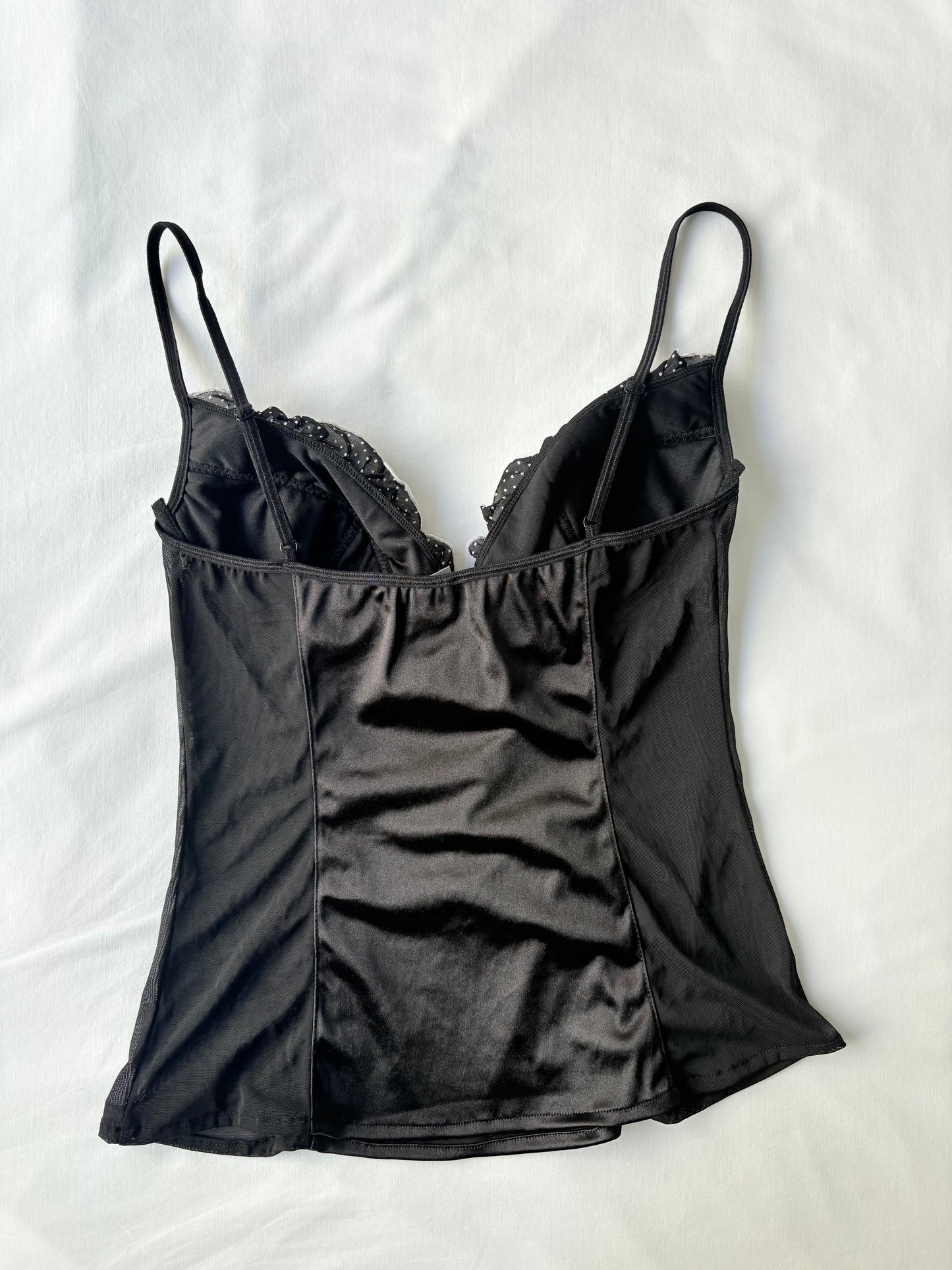 00’s Dreamgirl polka dot corset | Size large