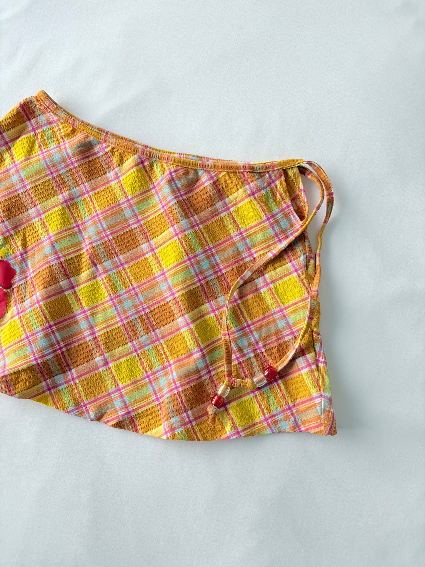 00’s Hibiscus mini skirt | Size 8