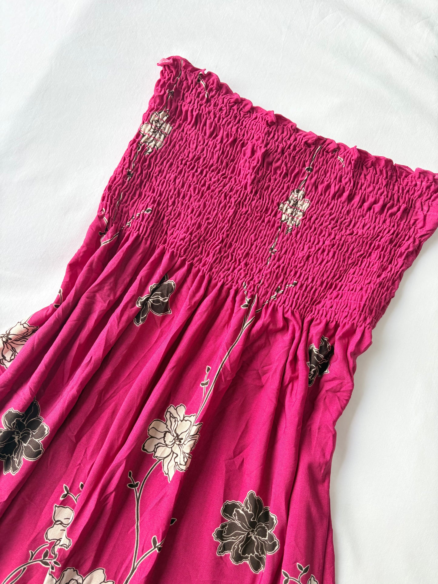 00’s Floral midi dress | Size 10