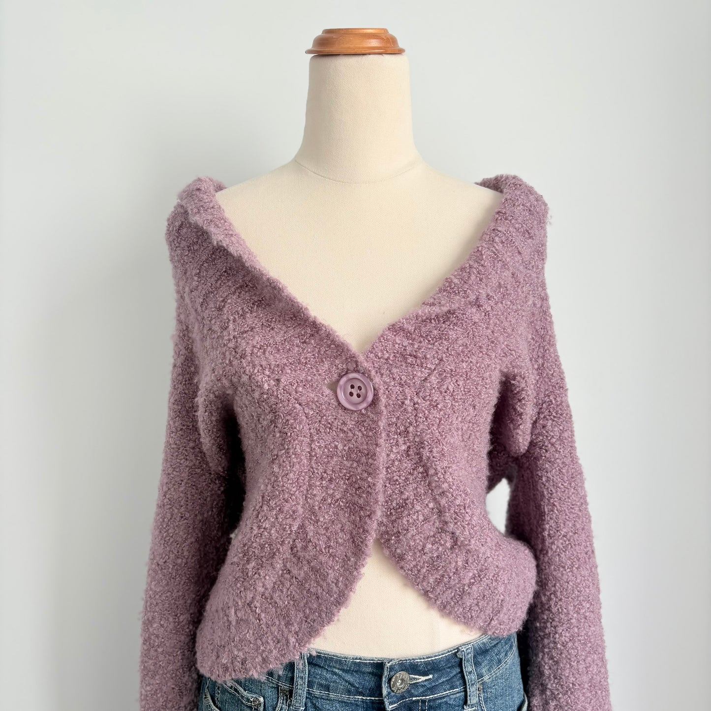 00’s Hot Options purple cardigan | Size 14