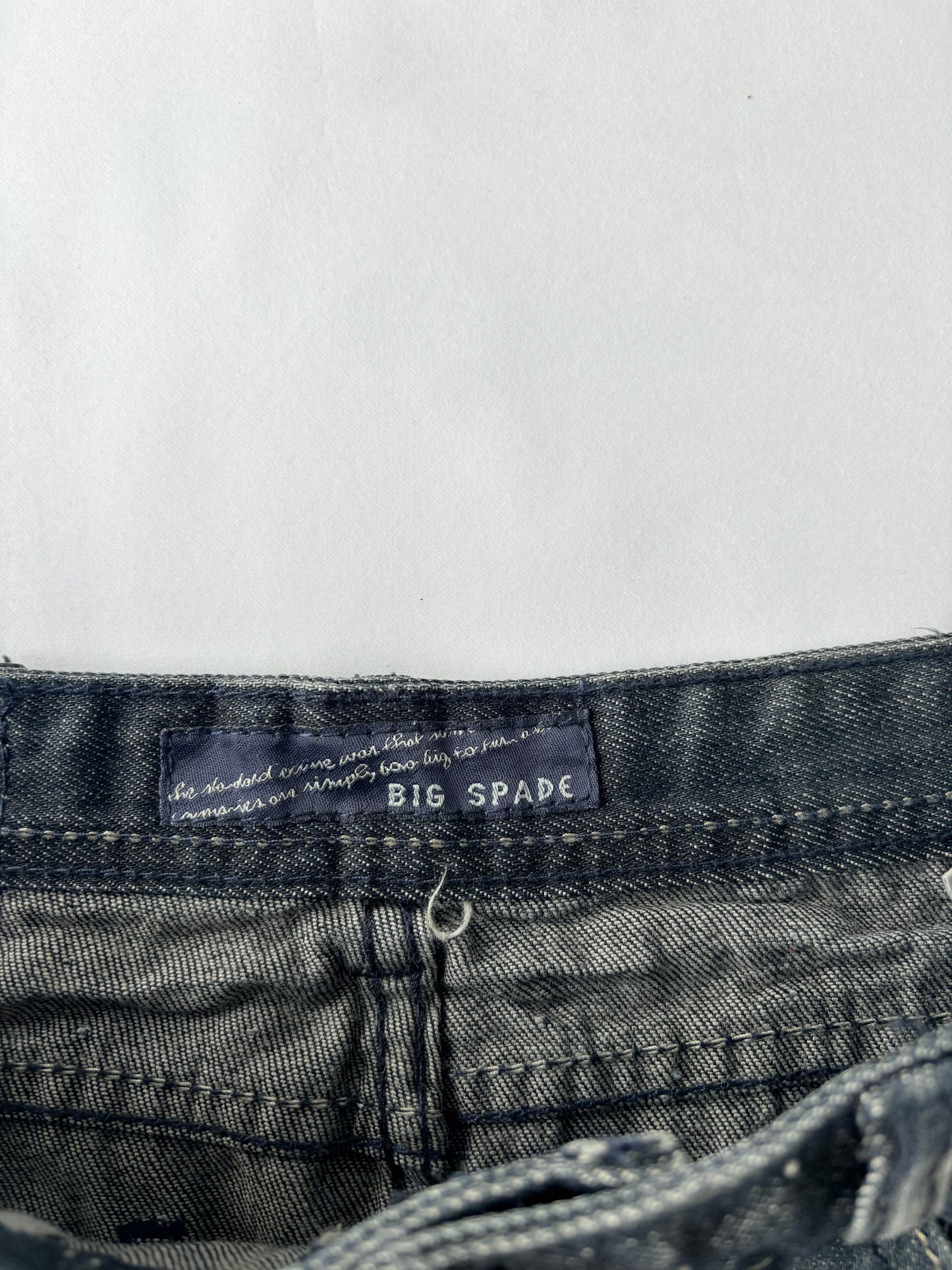00’s Big Spade denim mini skirt | Size 12