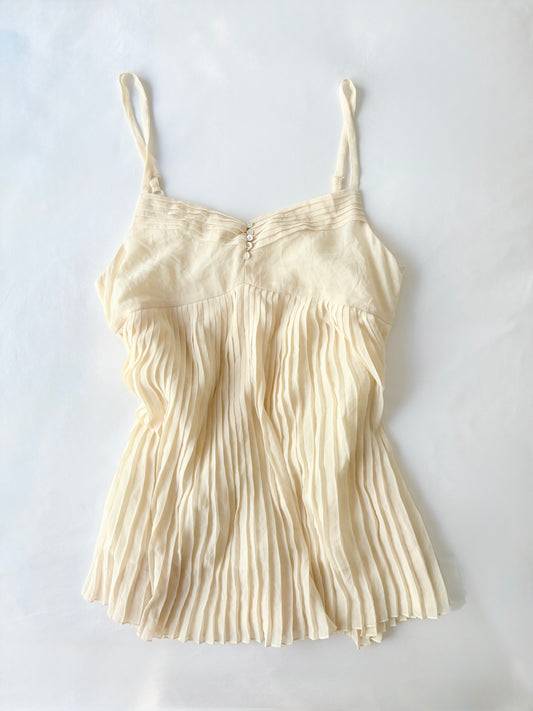 00’s Relācher pleated cami | Size 12