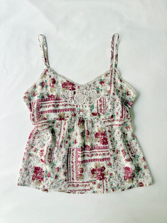 00’s Axes patterned cami | Size 10