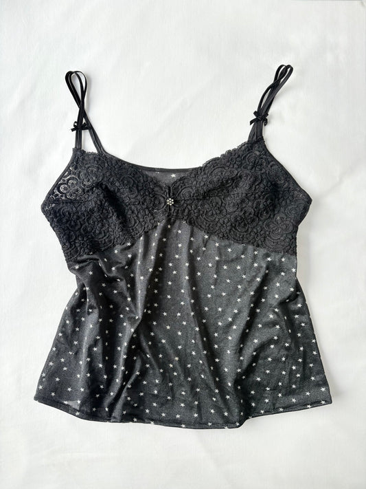 00’s Star lace cami | Size 12