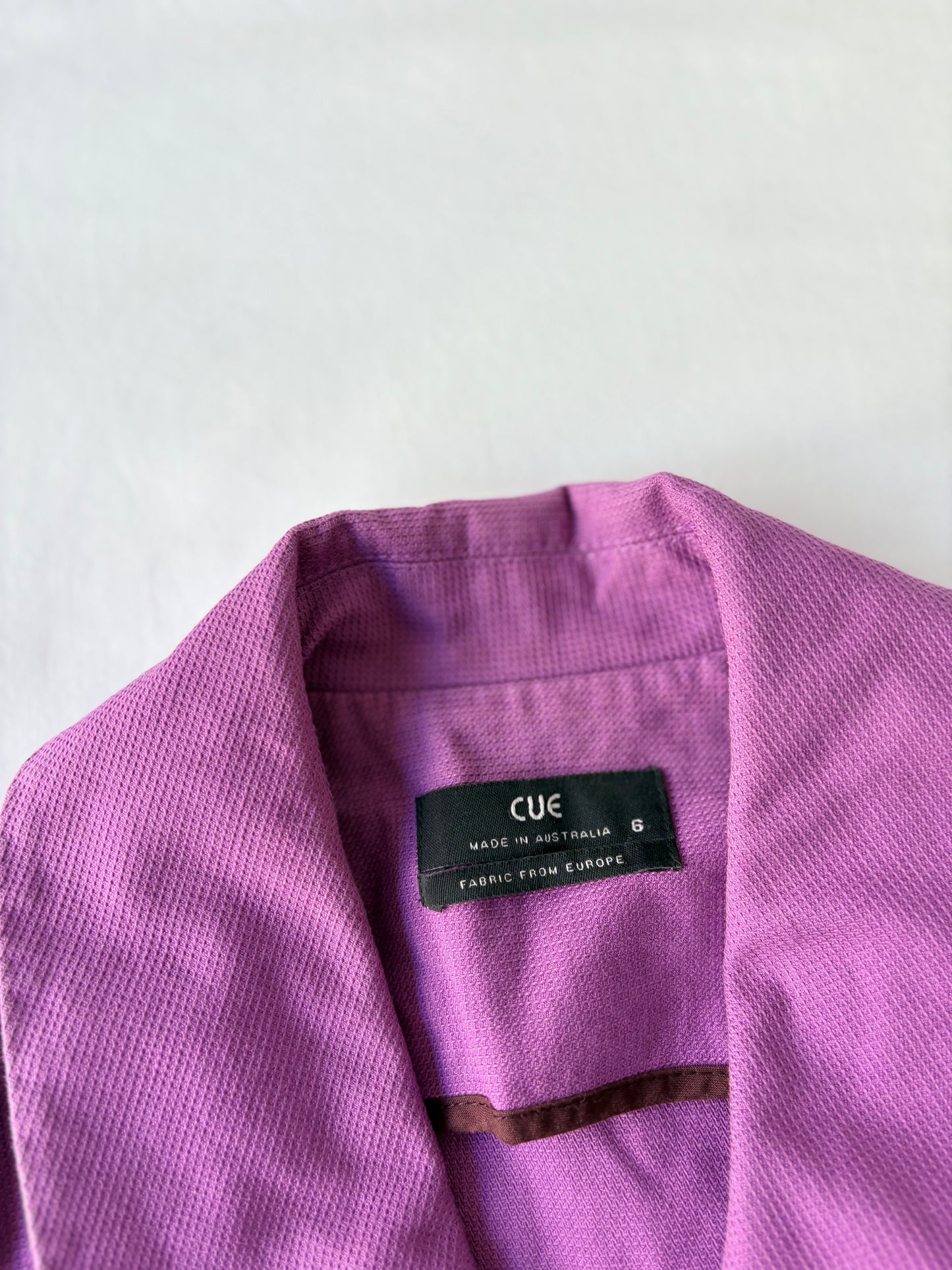 00’s Cue structured blazer vest | Size 6