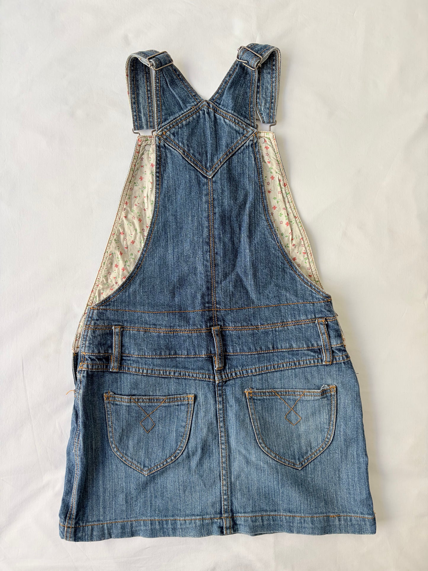00’s Denim overall dress | Size 8