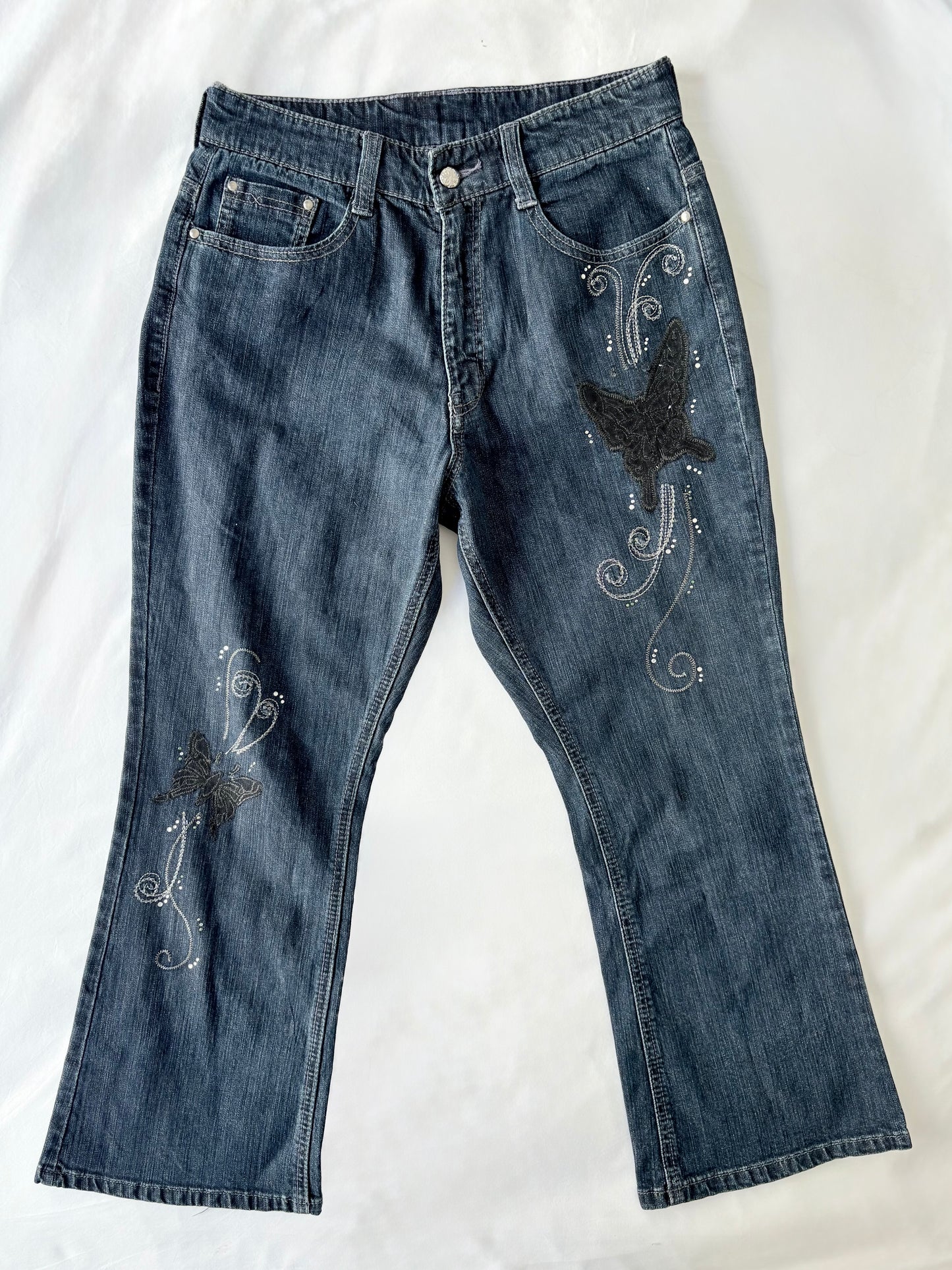 00’s Butterfly bootcut jeans | Size 10