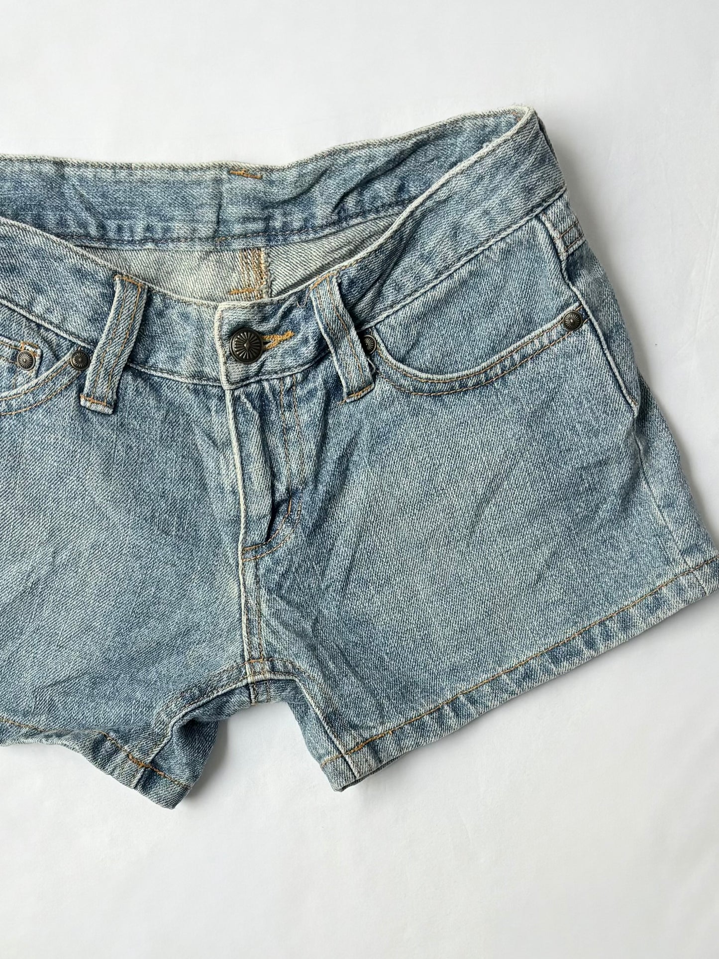 00’s Wings embroidered denim shorts | Size 8