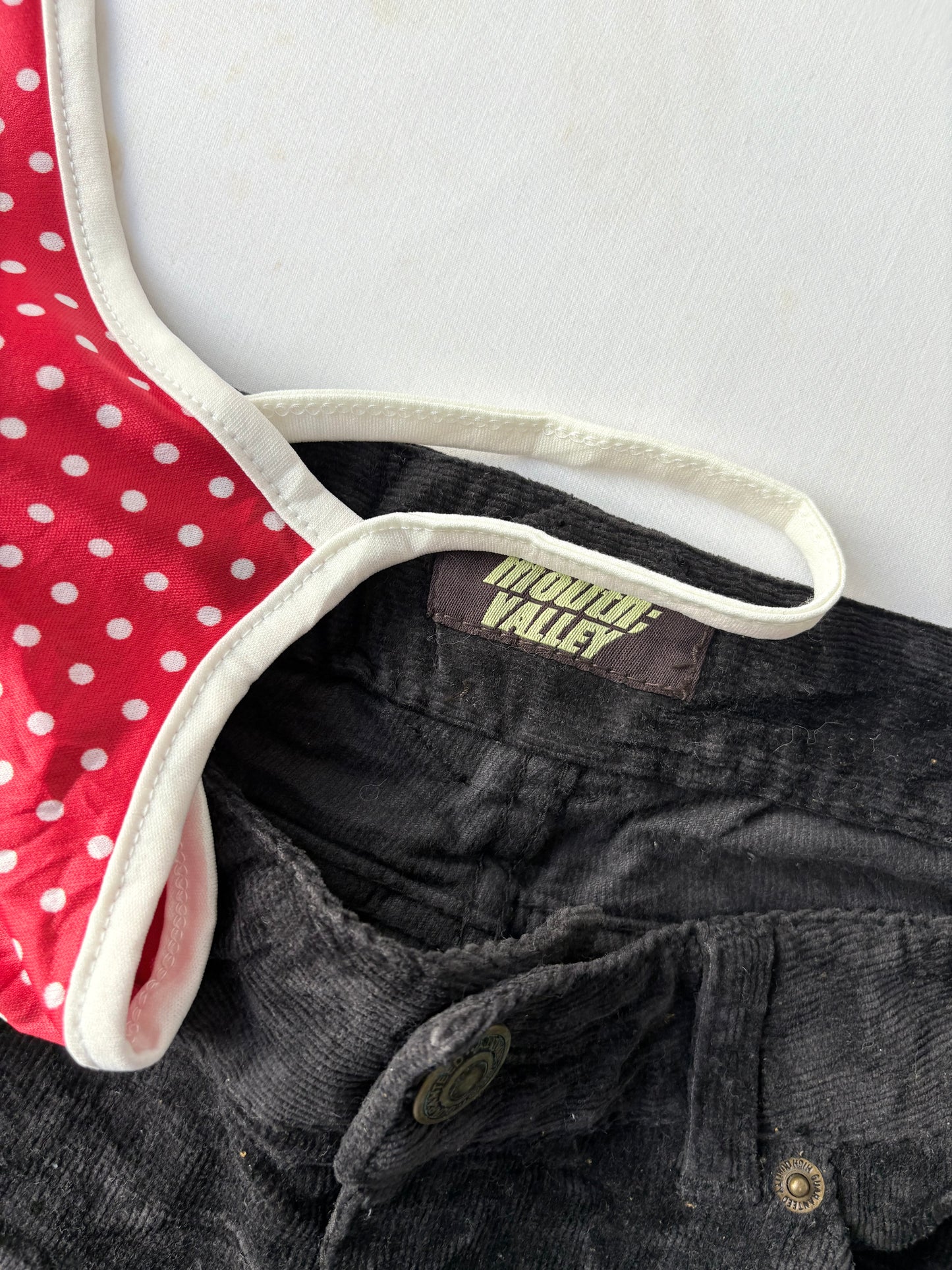 00’s Red polka dot tank | Size 6