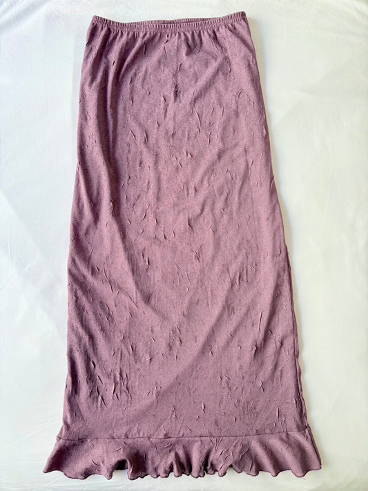 90’s PLUM purple maxi skirt | Size 8