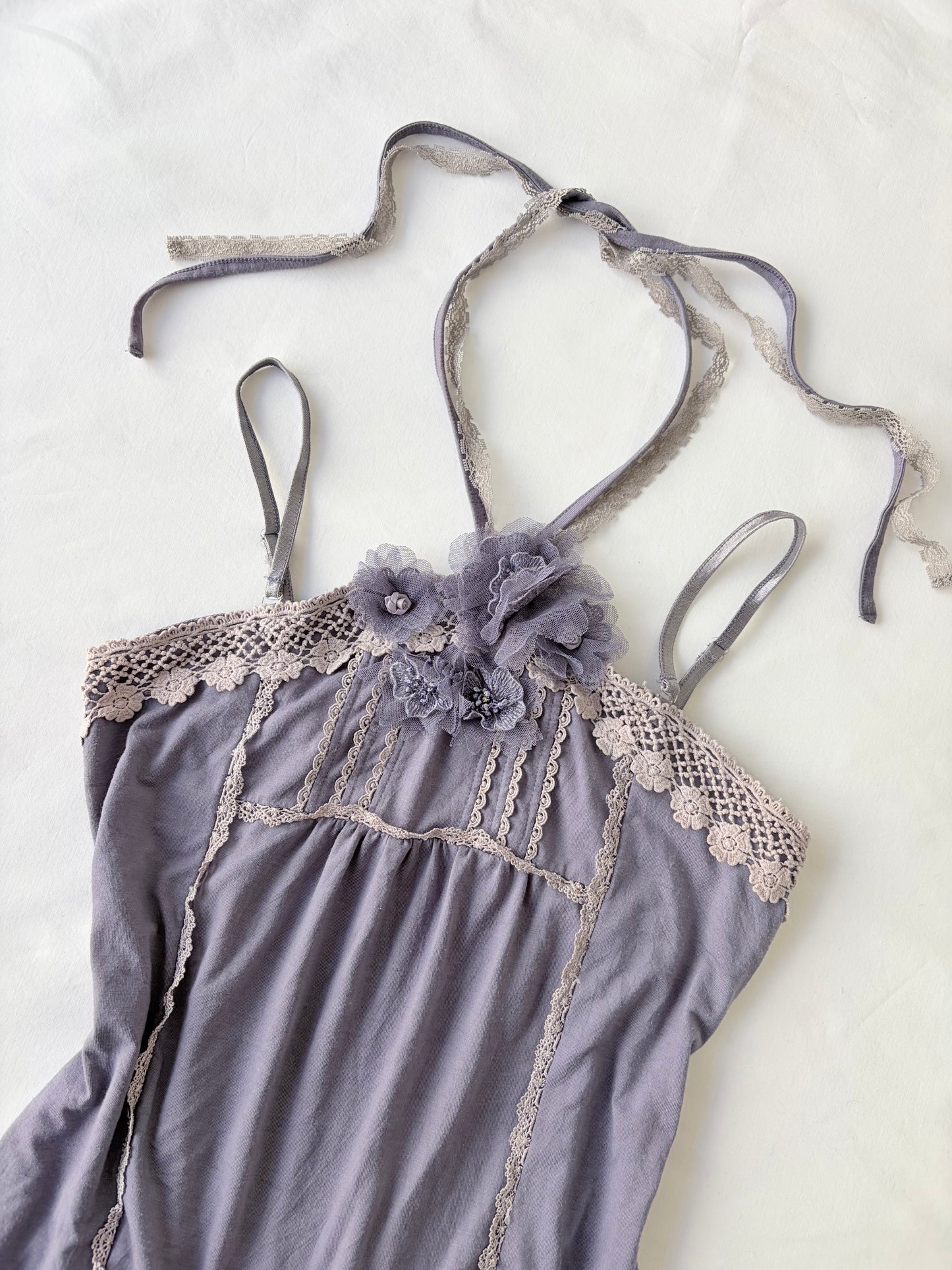 00’s Axes Femme purple halter top | Size medium