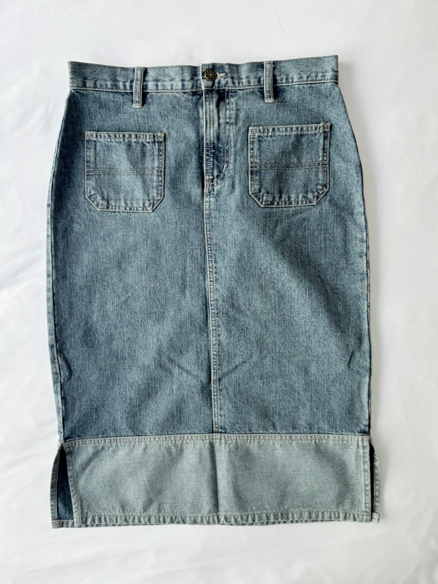 00’s Nutshell denim midi skirt | Size 10