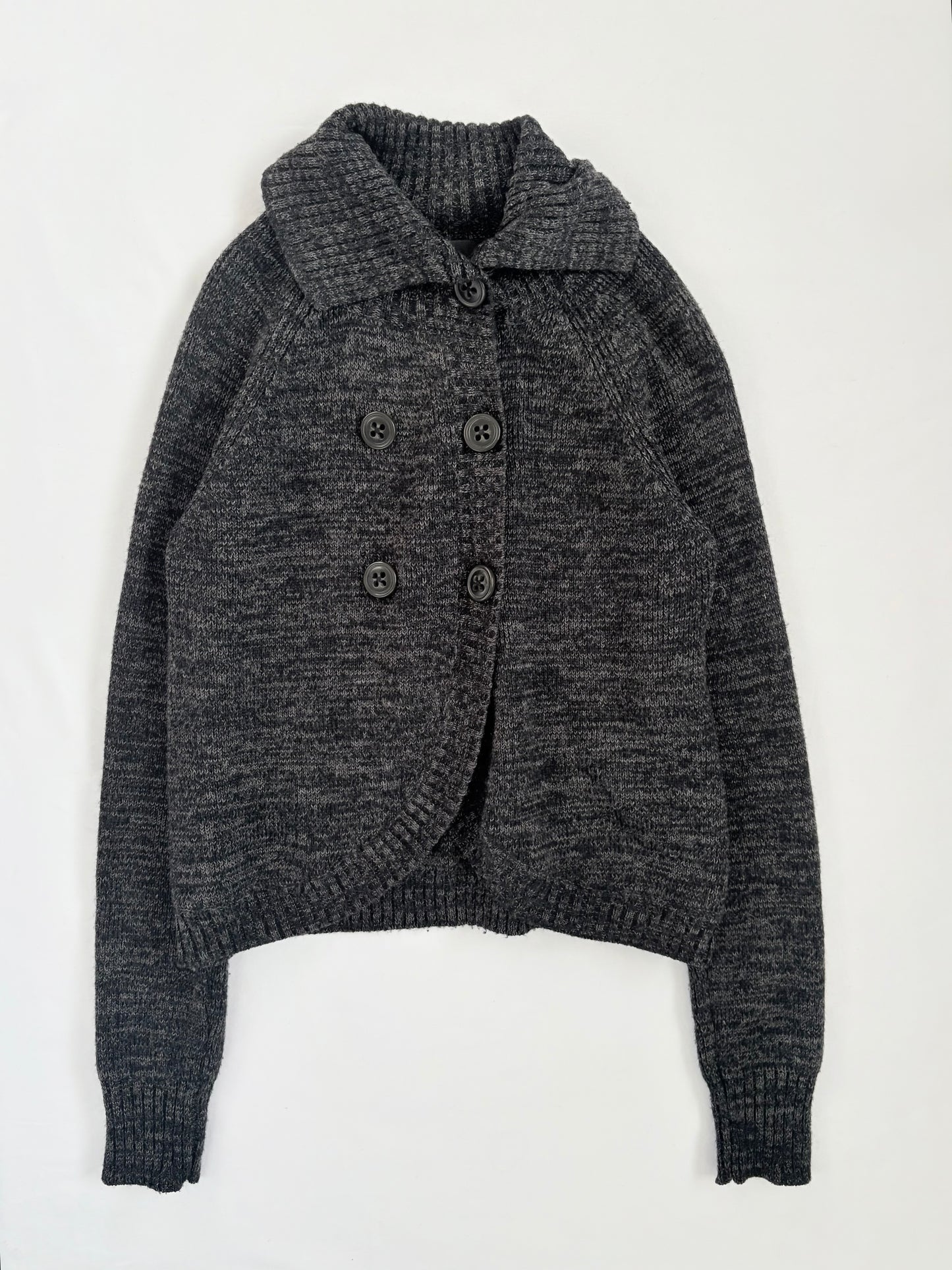 00’s Cue grey knit jumper | Size small