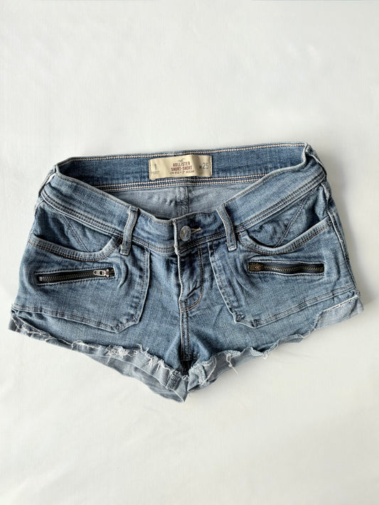 00’s Hollister zipper shorts | Size 8
