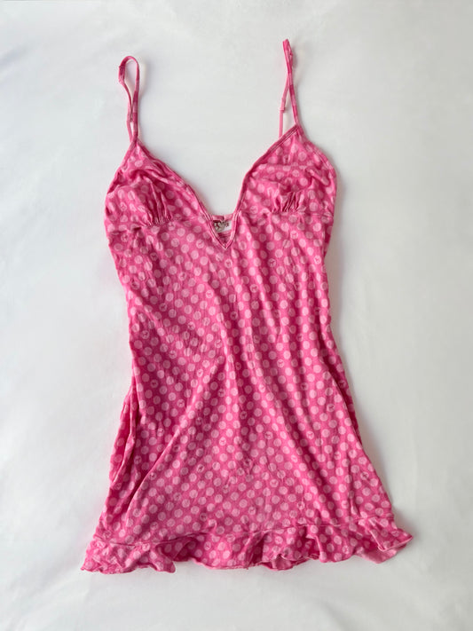 00’s VS Pink polka dot mini dress | Size medium