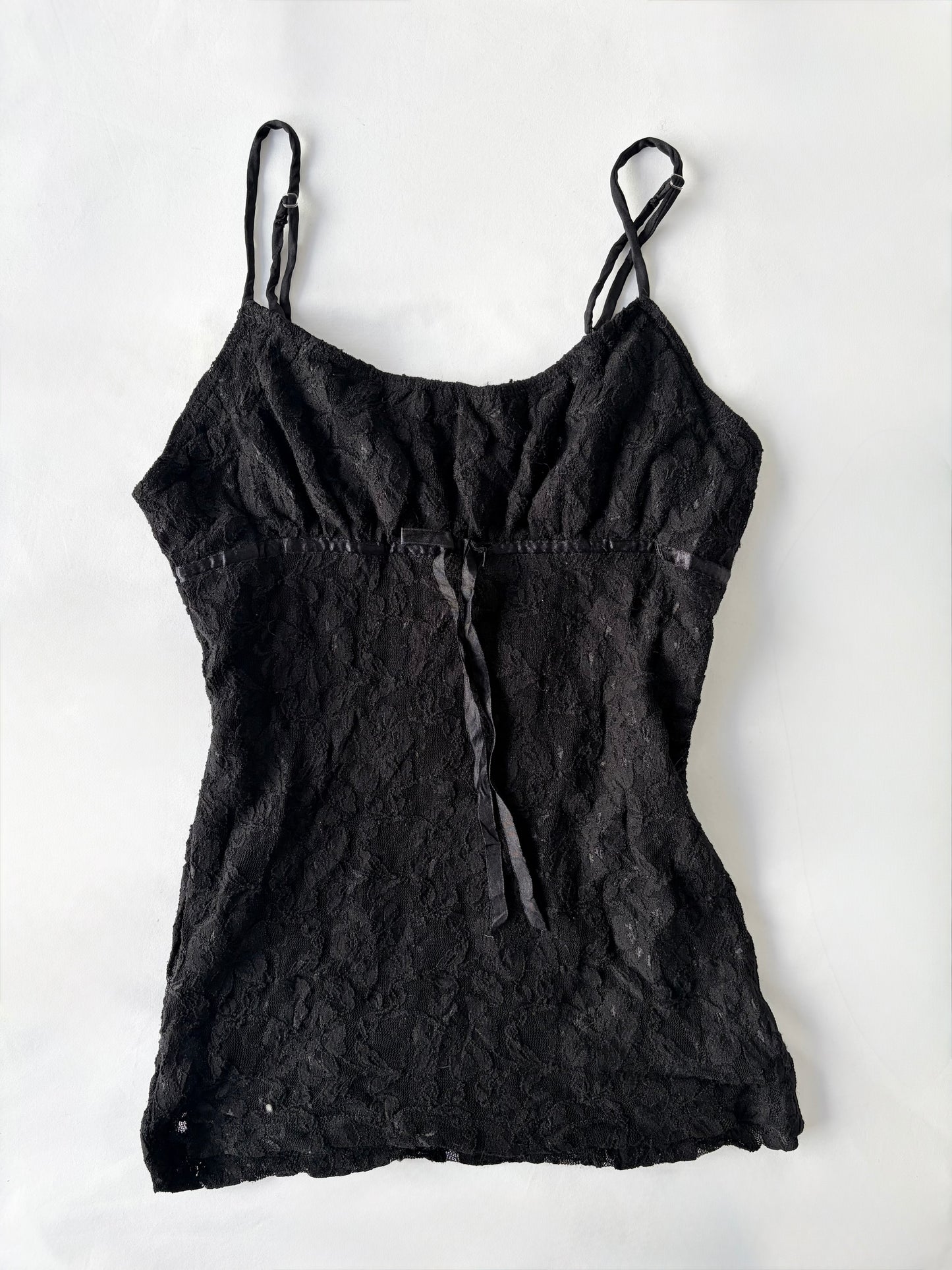 00’s Lei lace ribbon cami | Size 10