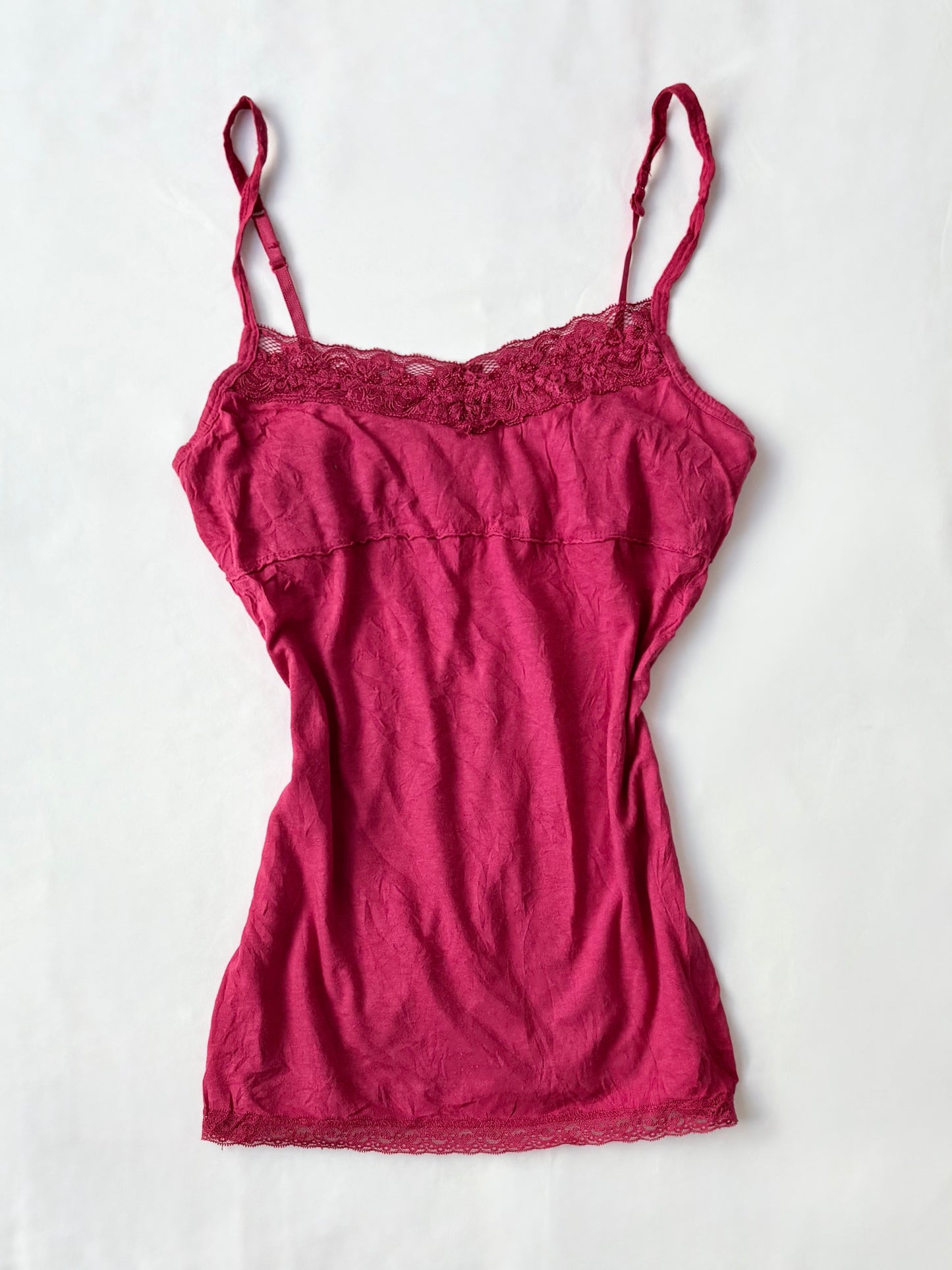 00’s Mudd red lace tank | Size medium